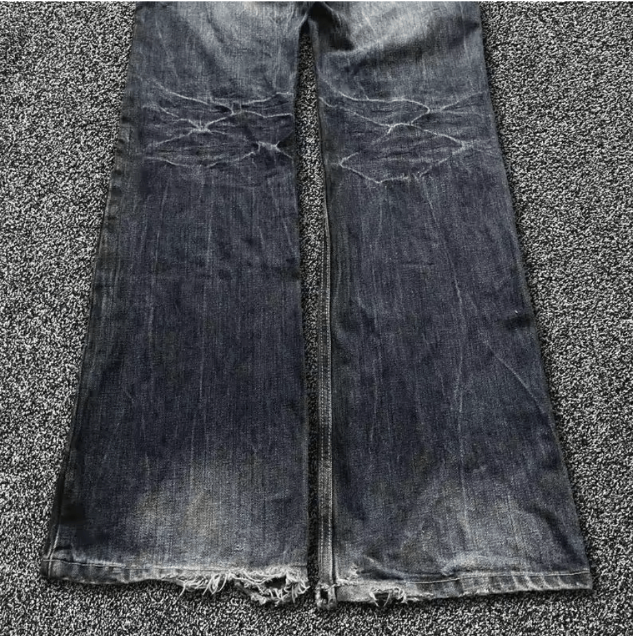 Other Y2K Vintage Washed Jeans Size US 32 / EU 48 - 5 Thumbnail
