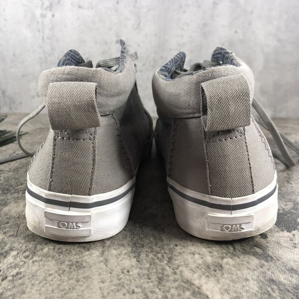 Toms Toms Mens 8 Classic Sneakers Lace Up Casual Shoes Gray Size US 8 / EU 41 - 5 Thumbnail