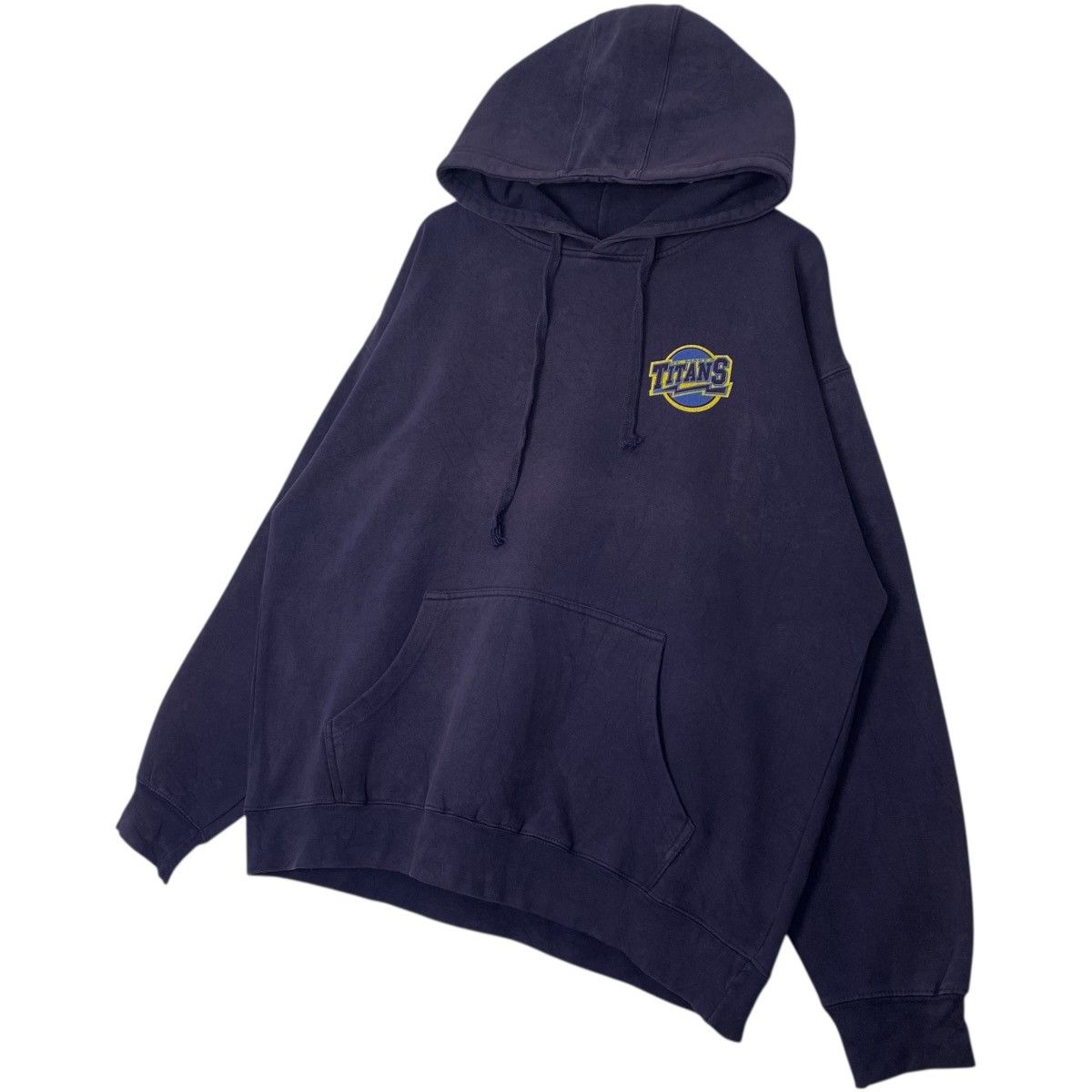 Vintage Vintage Spread Shirt Men Hoodie Embroidered Navy Blue Size US XL / EU 56 / 4 - 2 Thumbnail