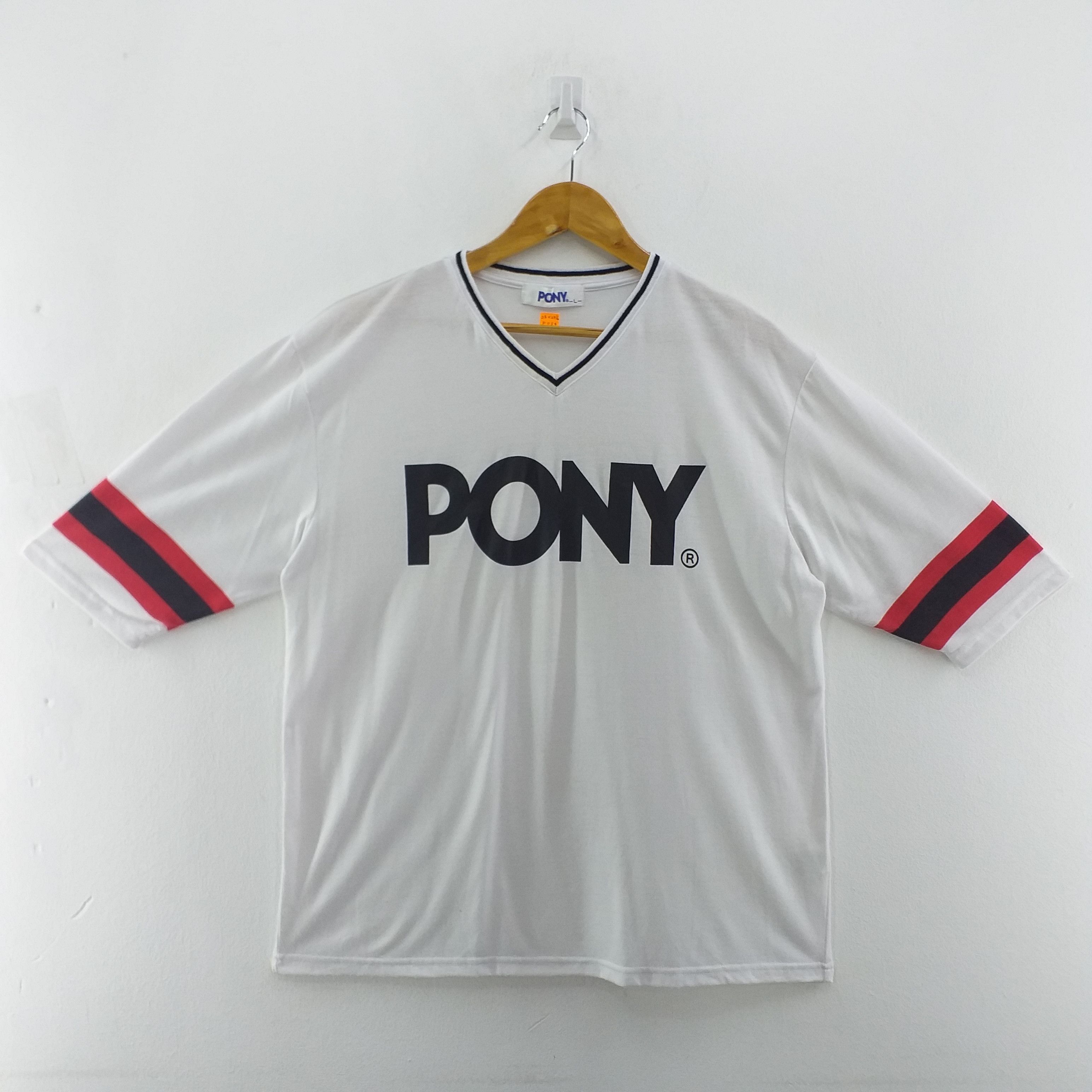 Japanese Brand Vintage Pony Spell Out XLarge Tshirt -F054 Size US XL / EU 56 / 4 - 1 Thumbnail