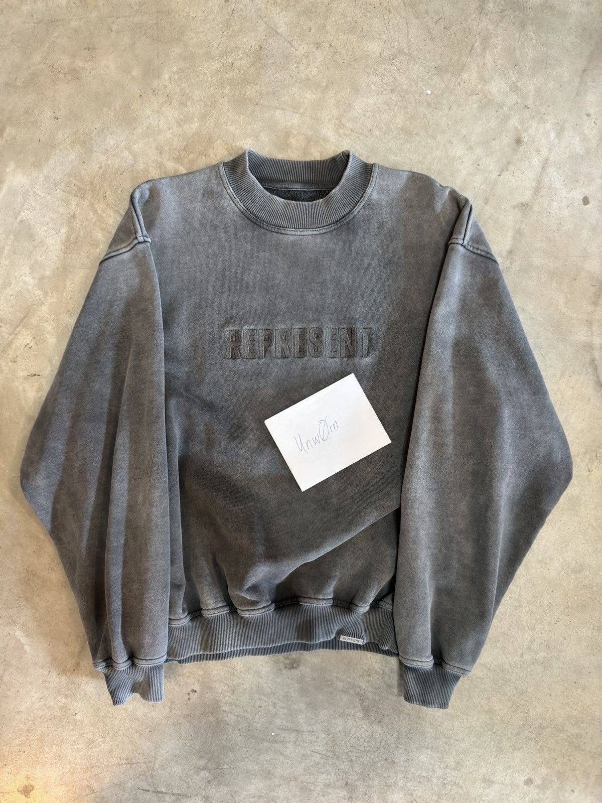 Represent Clo. REPRESENT EMBROIDERED LOGO SWEATSHIRT Size US S / EU 44-46 / 1 - 1 Thumbnail