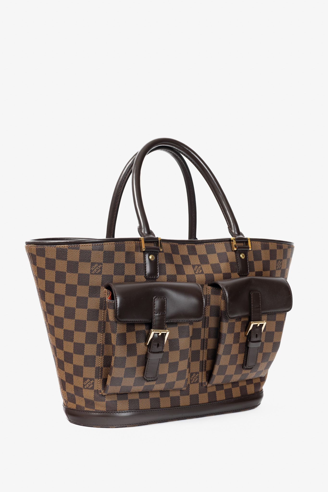 Louis Vuitton Louis Vuitton Manosque GM Damier Ebene Canvas Tote Size ONE SIZE - 2 Thumbnail
