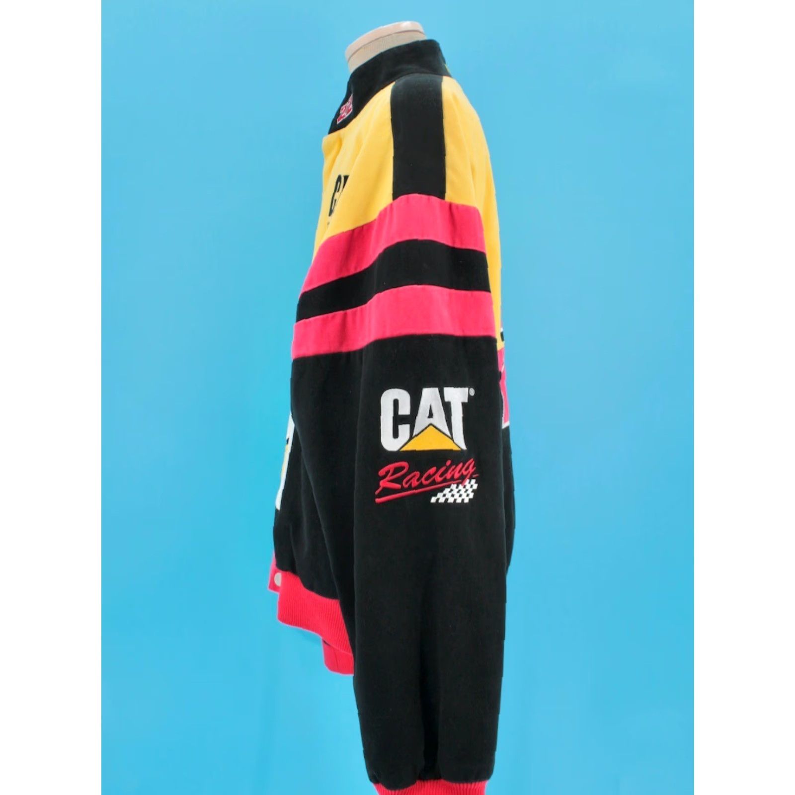 Vintage Racing Champions Apparel Mens VTG Yellow Ward Burton Nascar Racing Champions Apparel Jacket 2XL Cat Size US XXL / EU 58 / 5 - 3 Thumbnail