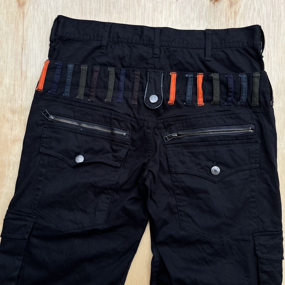 Japanese Brand 31040=UOMO DOUBLE WAIST CARGO DENIM REGULAR STRAIGH Size US 32 / EU 48 - 8 Thumbnail