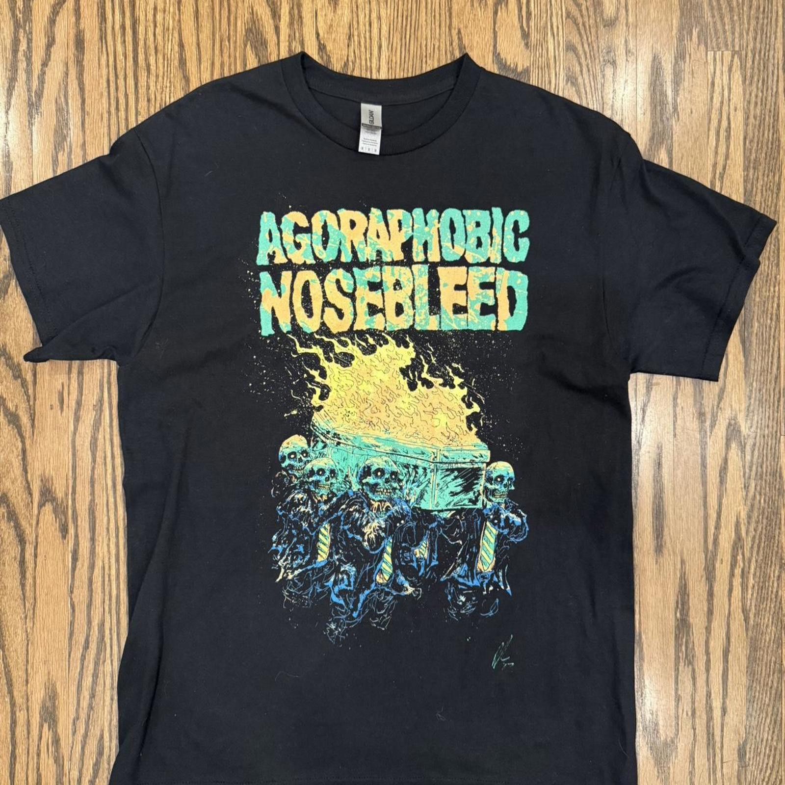 Gildan Agoraphobic Nosebleed - Coffin Shirt - M Size US M / EU 48-50 / 2 - 1 Thumbnail