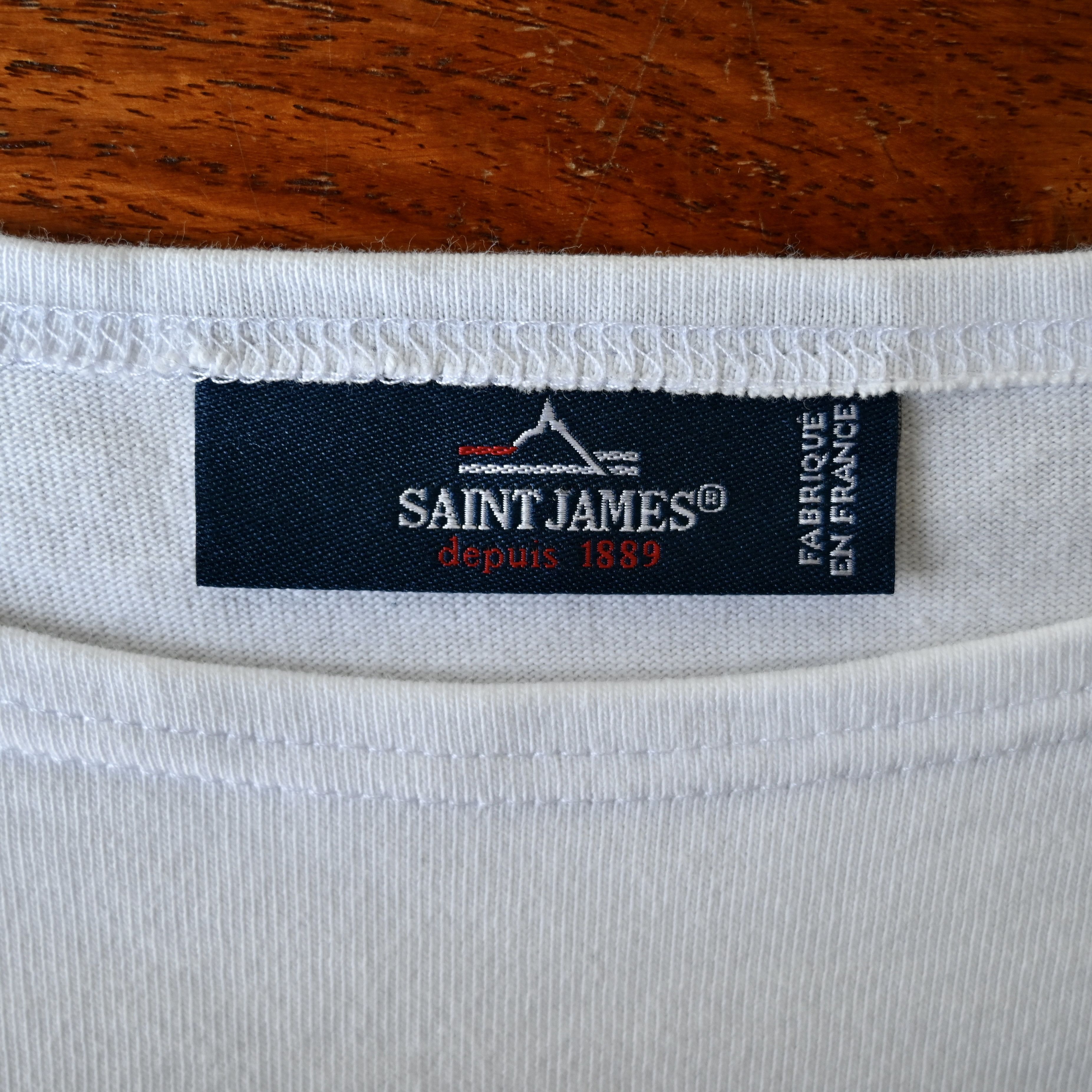 Saint James SAINT JAMES "NAVAL" authentic sailor shirt, 5/ML Size US M / EU 48-50 / 2 - 10 Thumbnail