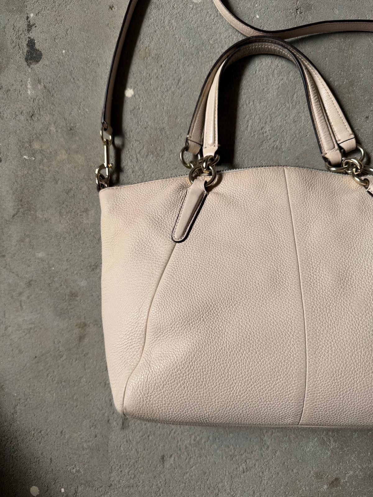 Coach Coach 2Way Kelsey Leather Shoulder Bag White Size ONE SIZE - 6 Thumbnail