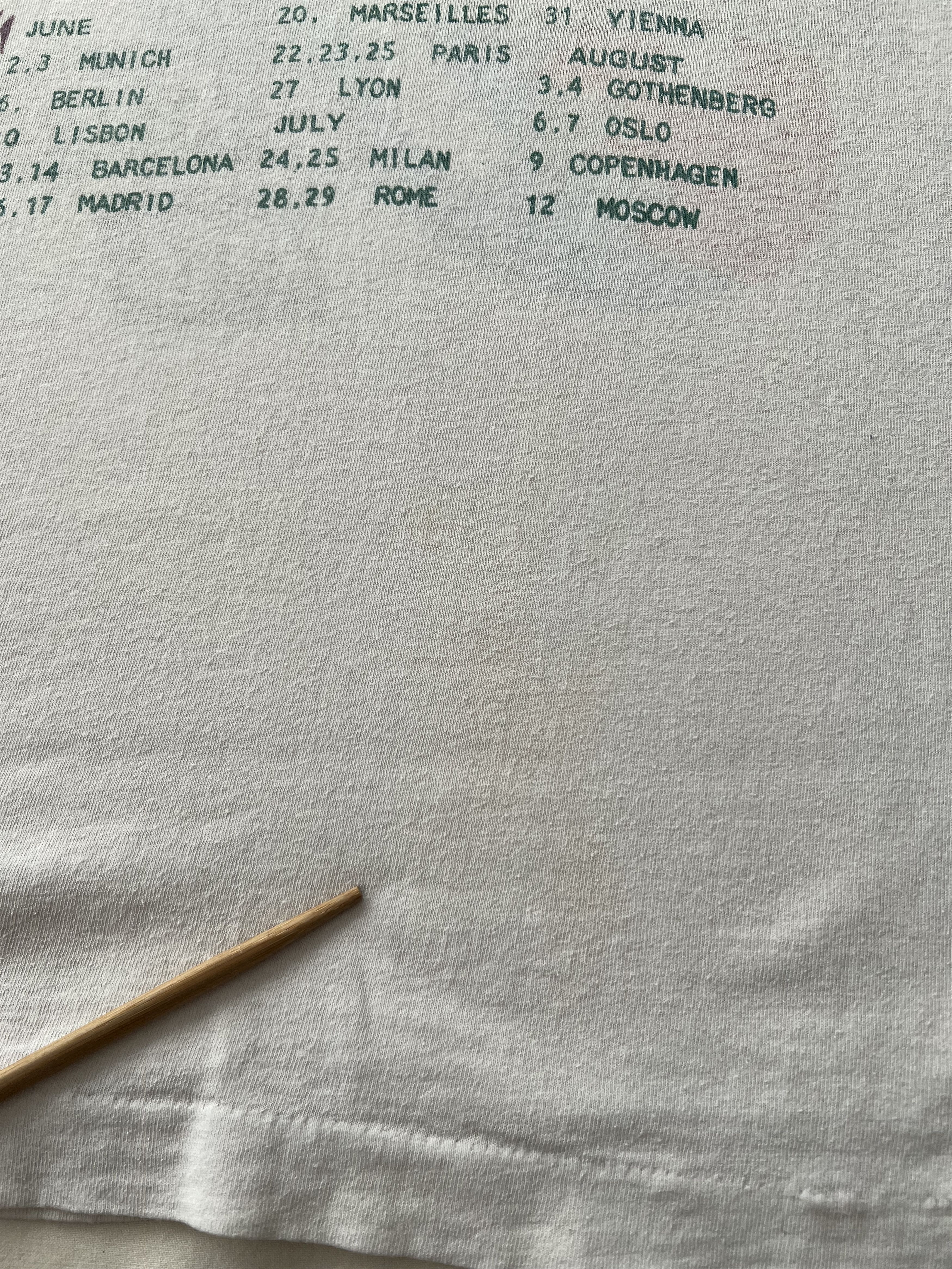 Band Tees Vintage 1990 The Rolling Stones Urban Jungle White T-shirt Size US M / EU 48-50 / 2 - 19 Thumbnail