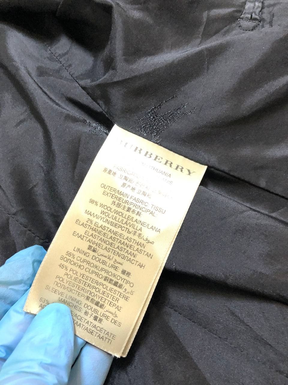 Burberry Burberry London Cashmere Double Breasted Trench Coat Black Size L / US 10 / IT 46 - 15 Thumbnail