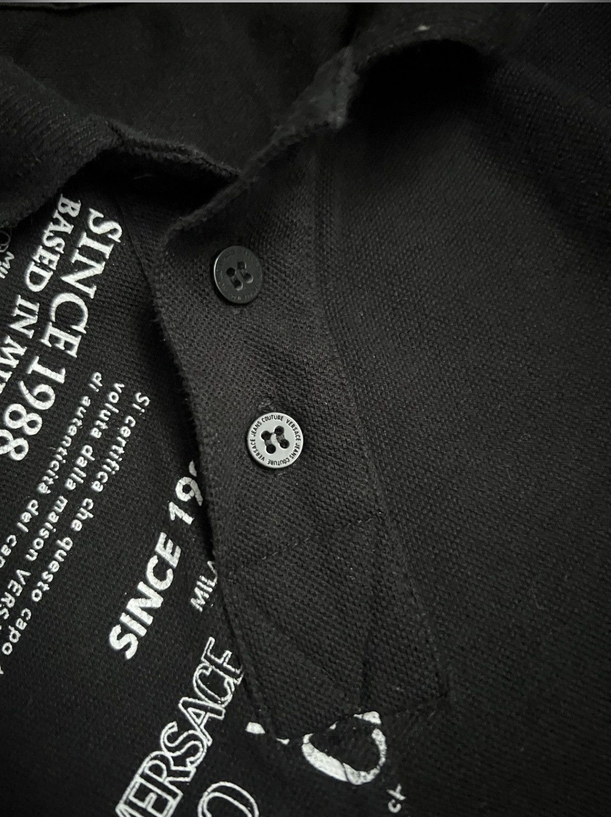 Versace Jeans Couture Versace Monogram Polo Shirt Size US M / EU 48-50 / 2 - 4 Thumbnail