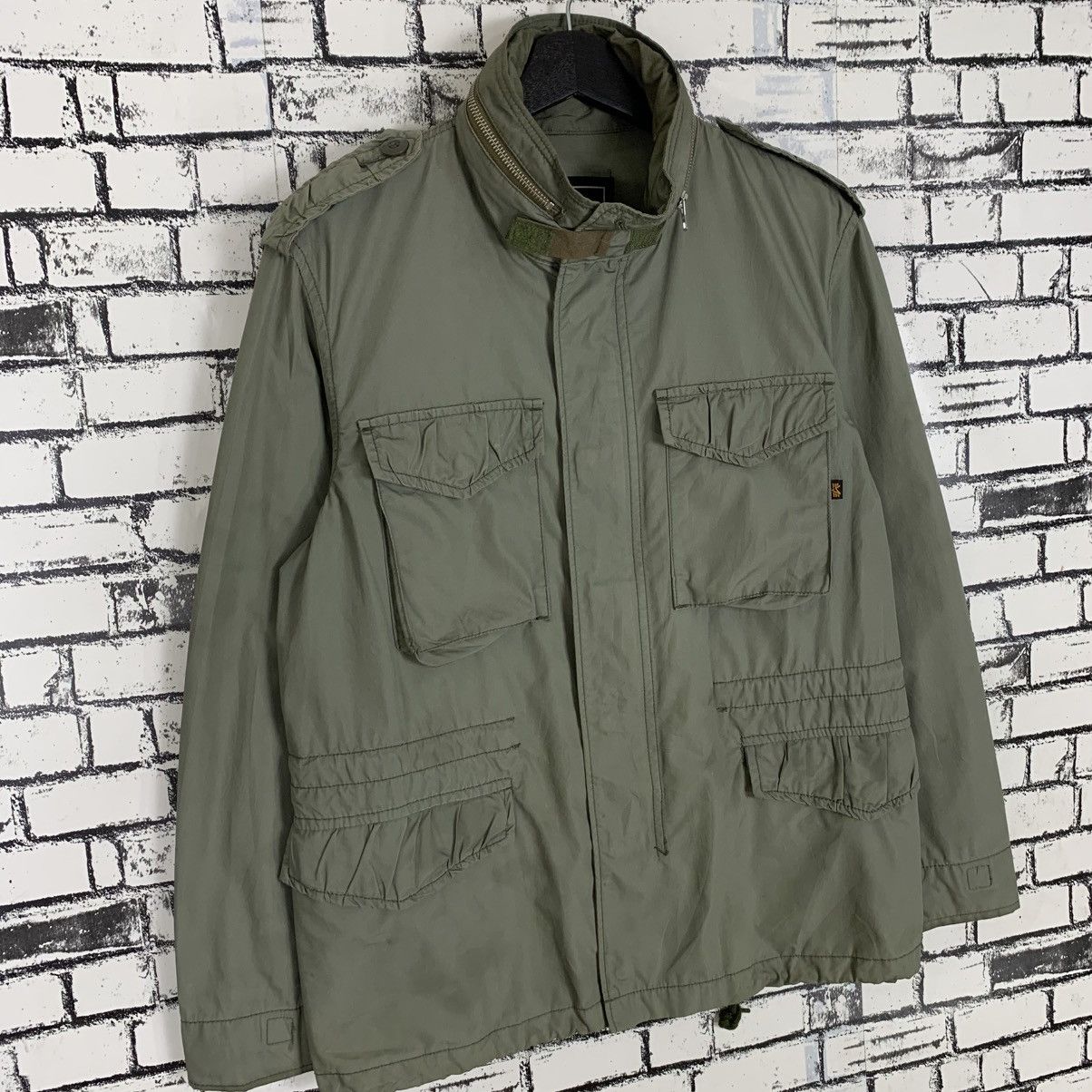 Alpha Industries × Designer × Vintage Vintage Alpha Industries Jacket Filed Jacket Size Medium Size US M / EU 48-50 / 2 - 3 Thumbnail