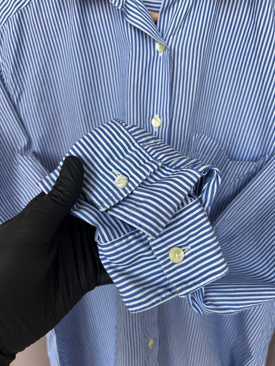 Burberry Burberrys Vintage Striped Button Shirt Mens Size 44 or M Size US M / EU 48-50 / 2 - 12 Thumbnail
