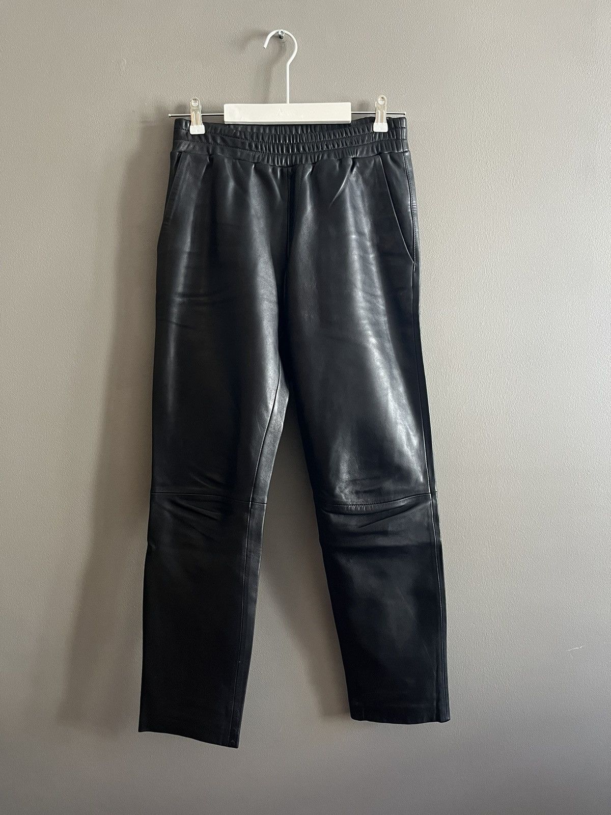 Stand Studio Cropped Leather Trousers