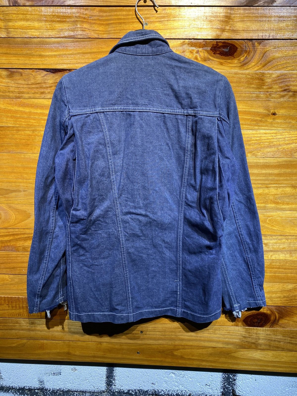 Vintage Vintage 1984 Cie Boussac French Workwear Jacket Indigo Blue Size US M / EU 48-50 / 2 - 12 Thumbnail