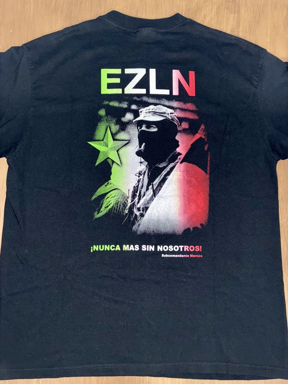 Vintage EZLN 2001-2002 Subcomandante Marcos Yazbek Vintage Tee Size US XL / EU 56 / 4 - 2 Thumbnail