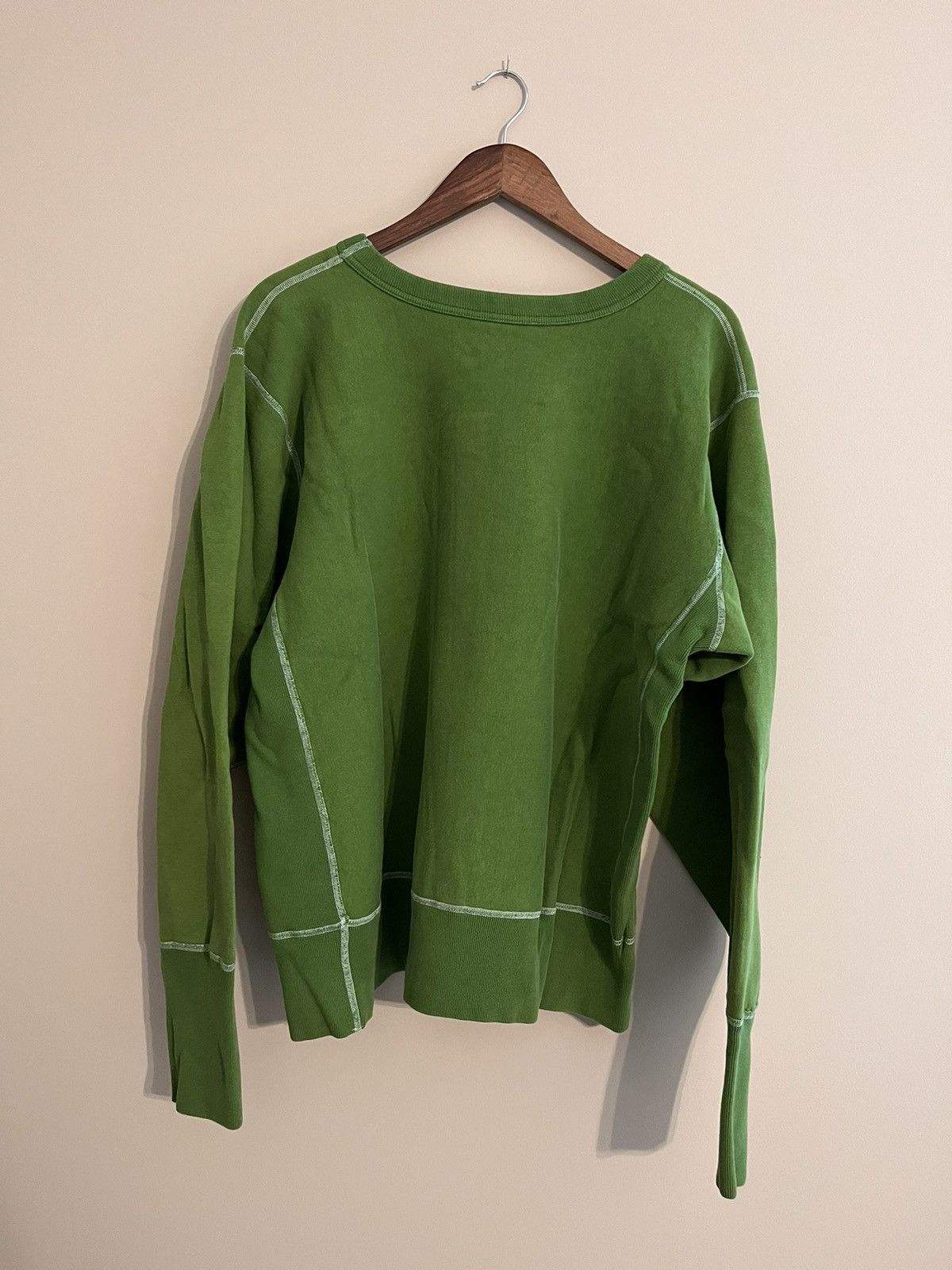 Other Vintage Reverse Weave 90s V Stitch “3” Pullover Size US L / EU 52-54 / 3 - 2 Thumbnail