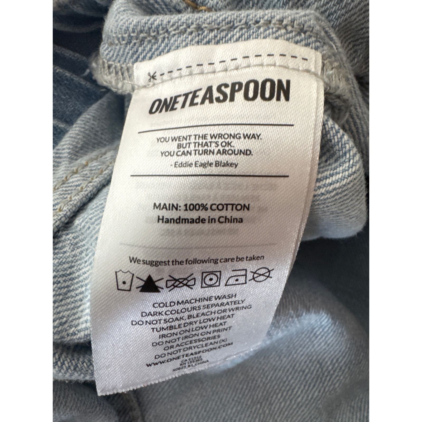 One Teaspoon One Teaspoon Shabbies Drawstring Boyfriend Jeans Size Large Size 34" / US 12 / IT 48 - 6 Thumbnail