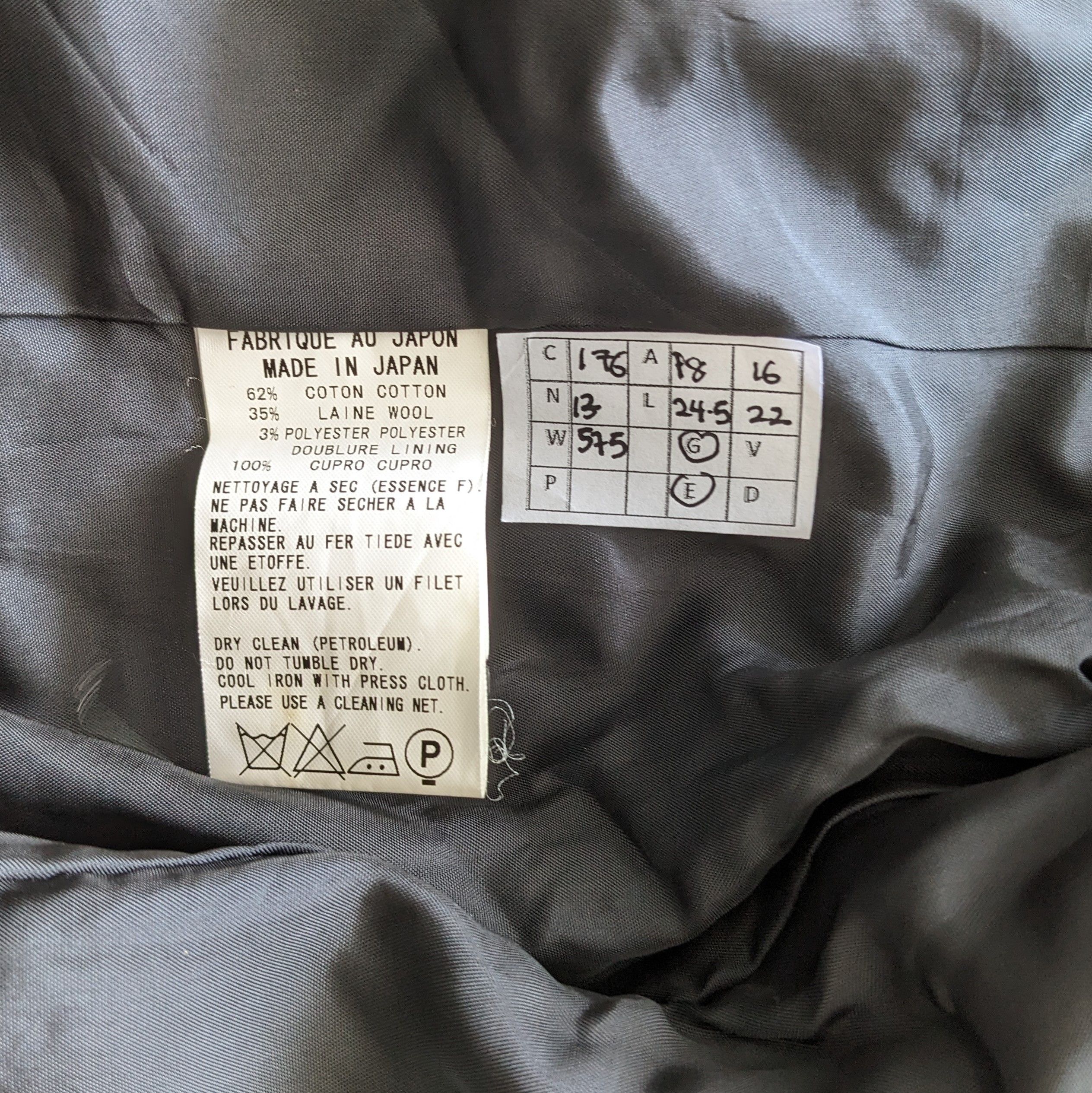 Vintage Vintage Y's YOHJI YAMAMOTO Luxury Brand Blazer Size US XS / EU 42 / 0 - 10 Thumbnail