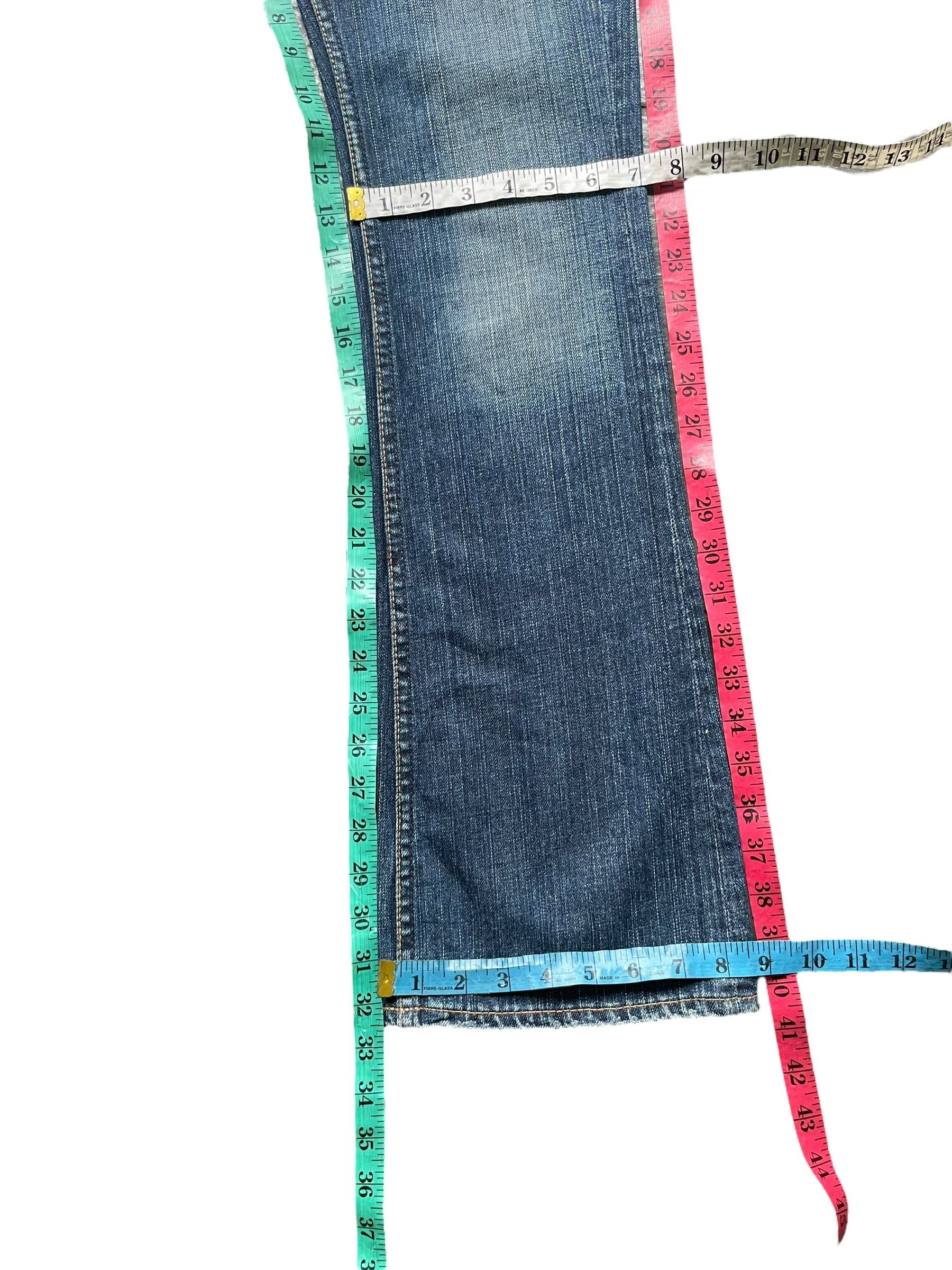 Japanese Brand Flare Honey Suckle Rose Distresed Denim Size 28" / US 6 / IT 42 - 11 Thumbnail
