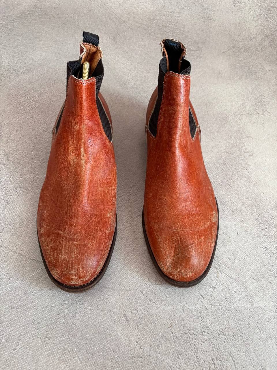 Other Leather Faded Vintage KMRii Guidi style Boots Shoes Y2K Size US 10 / EU 43 - 5 Thumbnail
