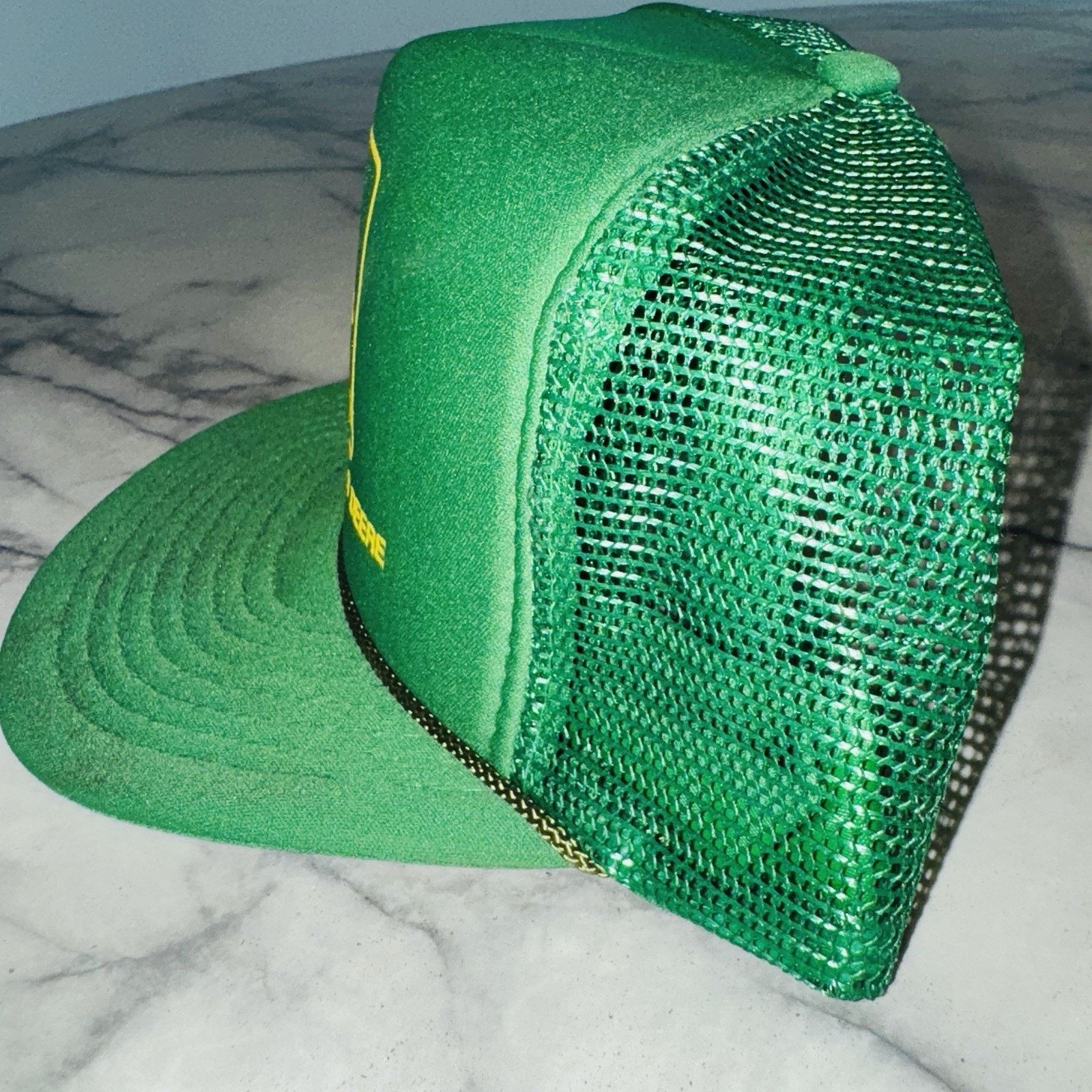 NEW Vintage 80s SnapBack Trucker Hat John Deere Rope Flat