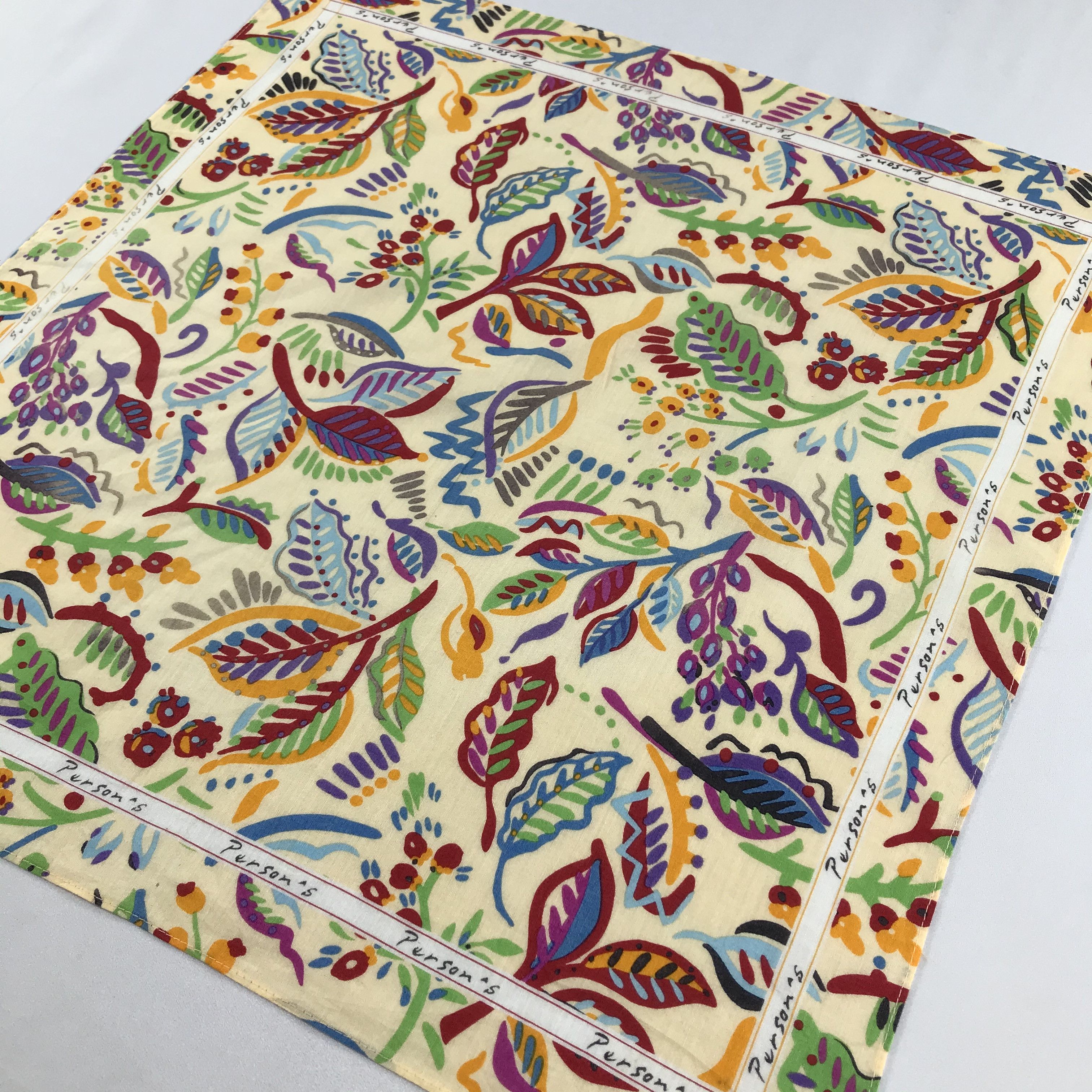 PERSON'S Person's Colorful Handkerchief Bandana Neckerchief H648 Size ONE SIZE - 4 Thumbnail