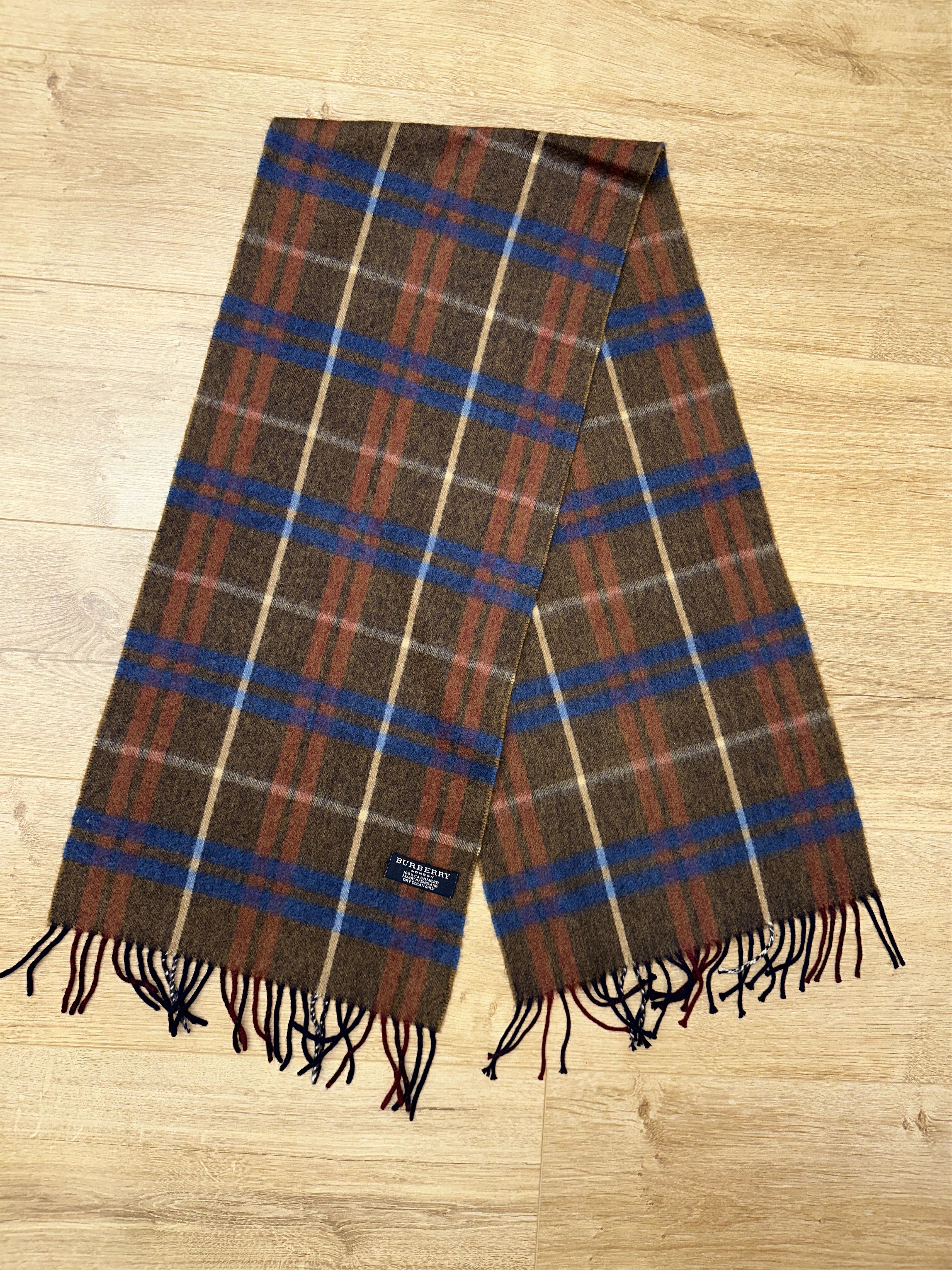 Burberry Burberry London Cashmere Tartan Check Scarf Scotland 150x30c Size ONE SIZE - 5 Thumbnail