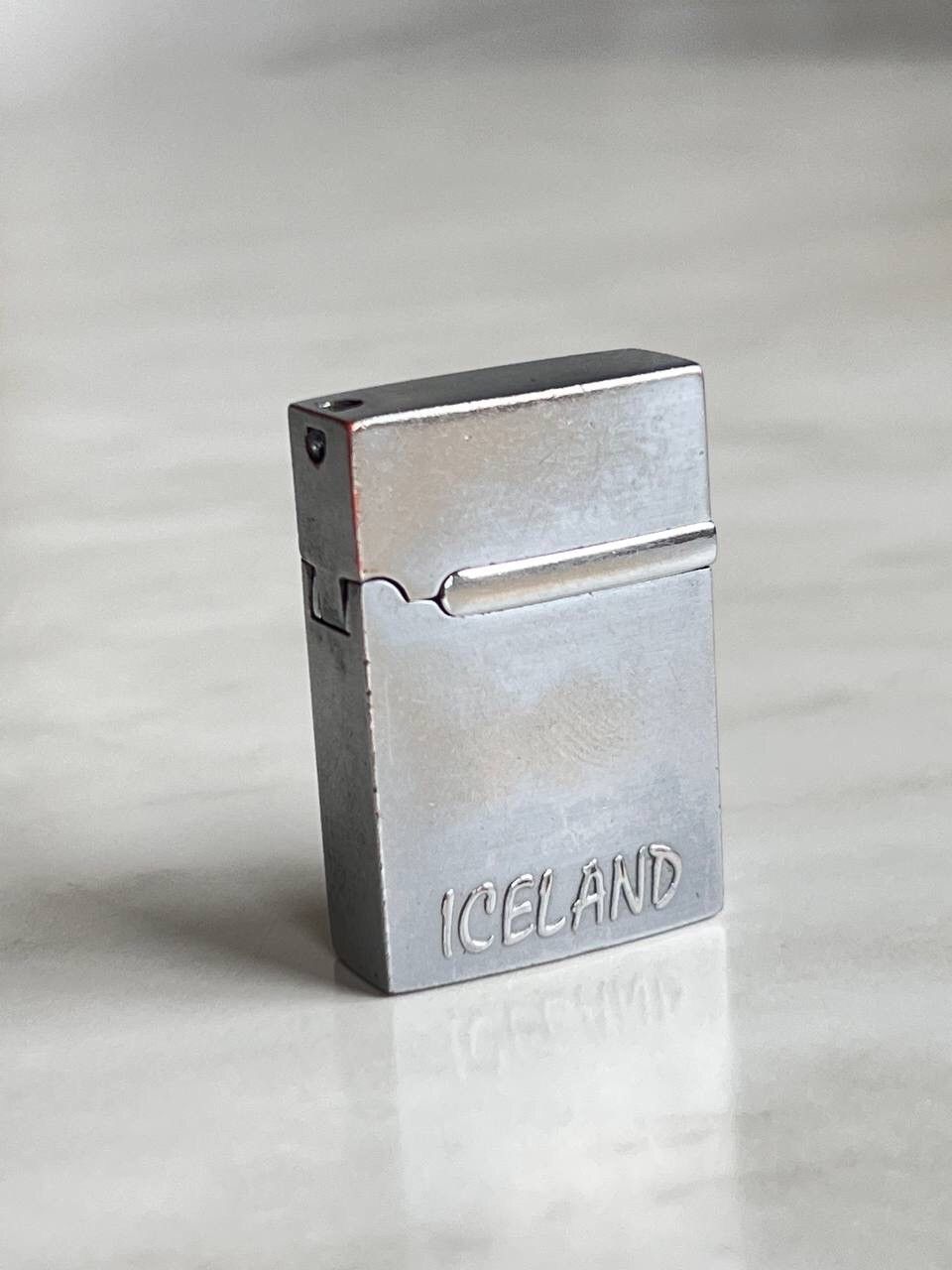 Japanese Brand × Vintage Y2K MICRO MINI ELEGANCE ICELAND 2005 GEOMETRIC METAL LIGHTER Size ONE SIZE - 3 Thumbnail