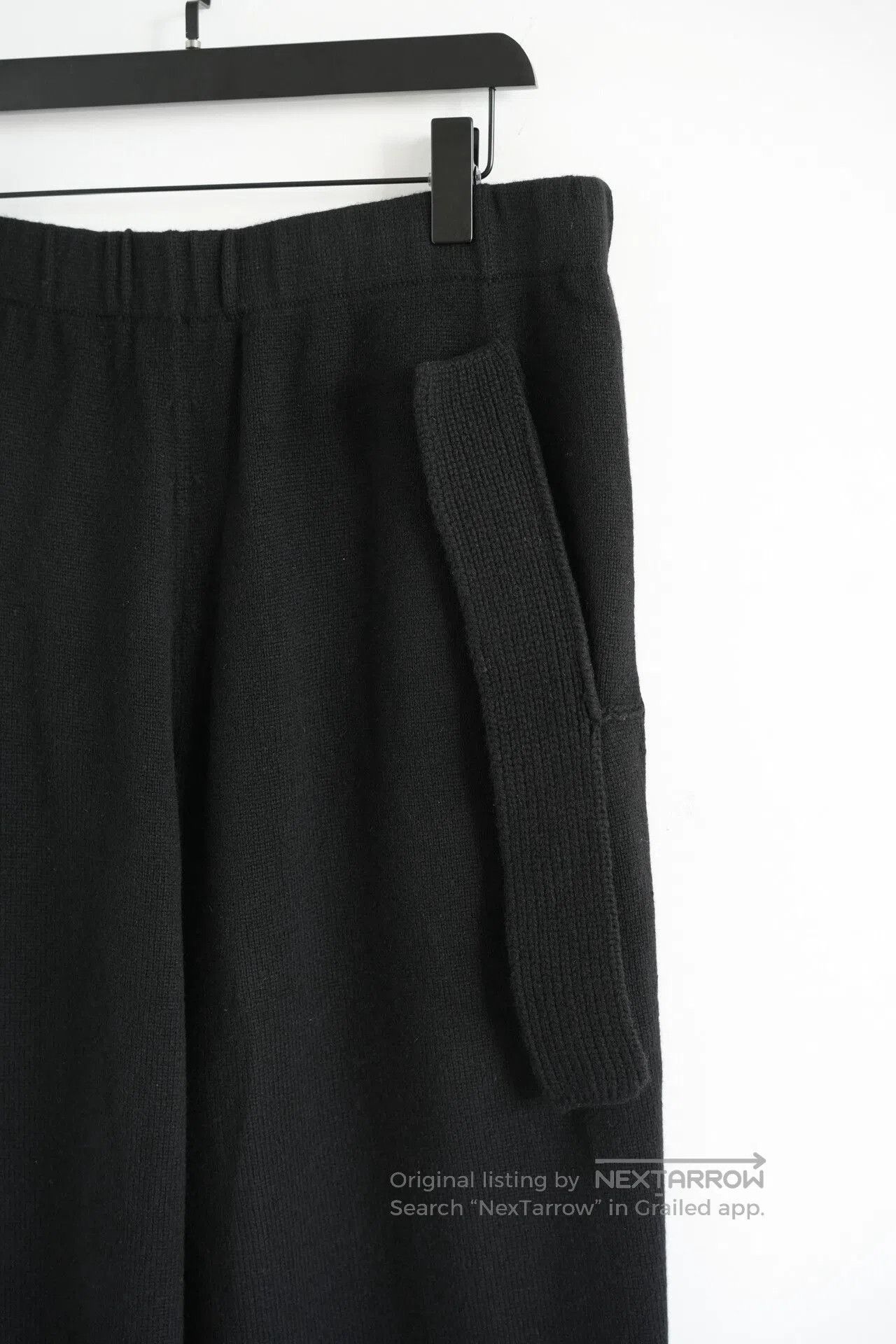 Yohji Yamamoto Yohji Yamamoto Wool Knit Sweatpants. Size US 43 - 4 Thumbnail