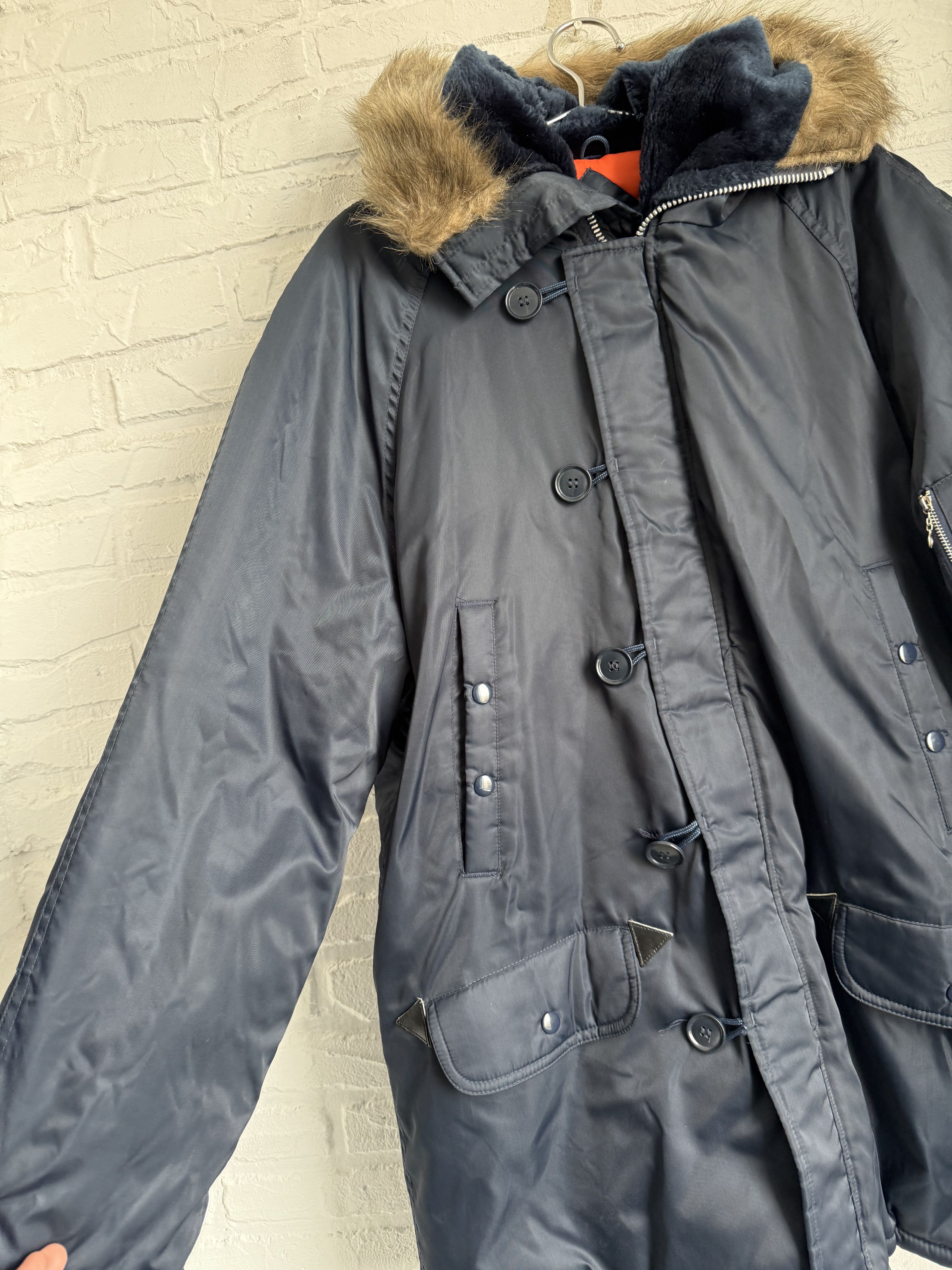 Vintage Vintage 70s Snorkel Parka Jacket Fur Hood N3B Size US M / EU 48-50 / 2 - 9 Thumbnail