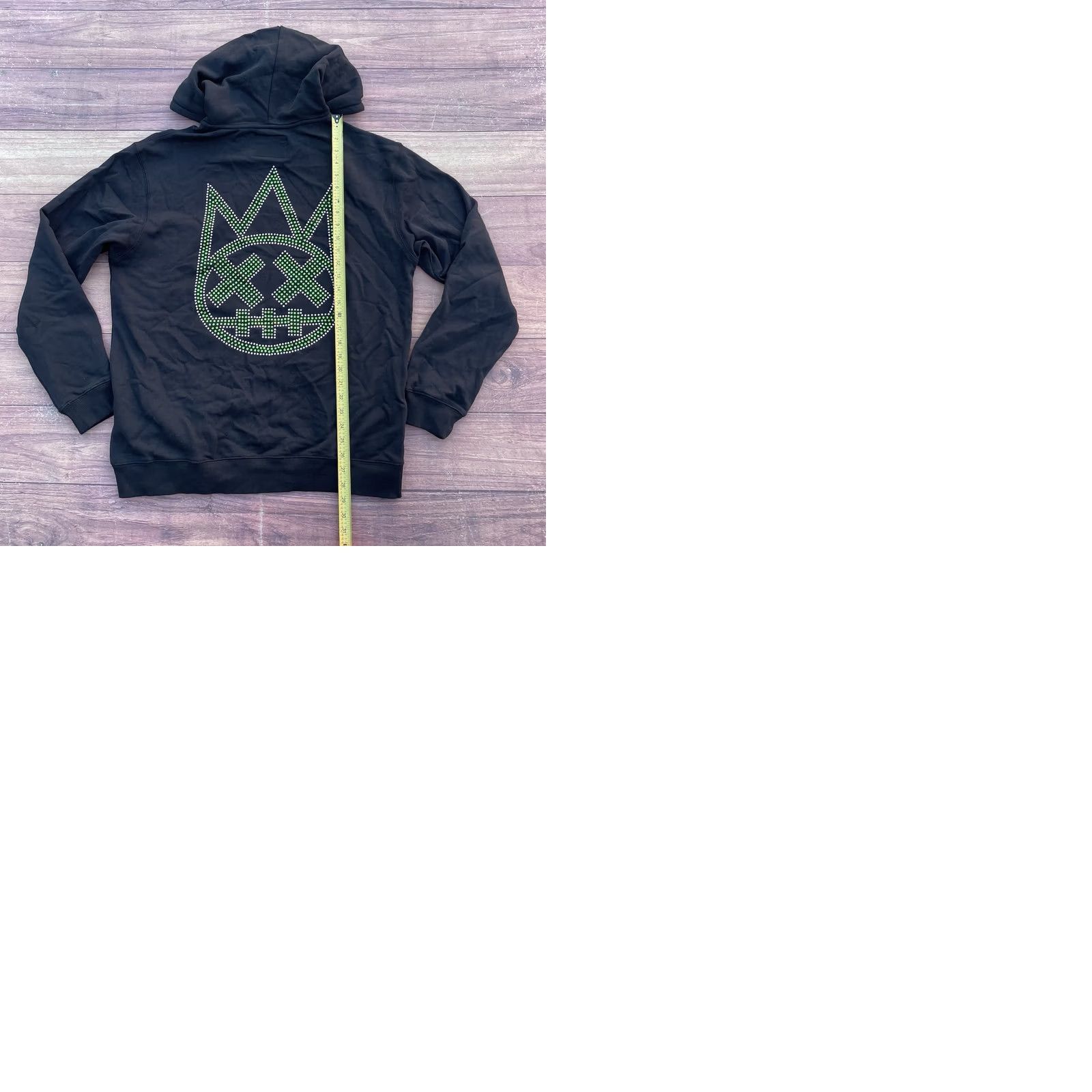 Cult Of Individuality Cult of Individuality Mens Black Sequence Logo Zip up Sweatshirt 2XL Long Sleeve Full Zip Pockets Size US XXL / EU 58 / 5 - 9 Thumbnail