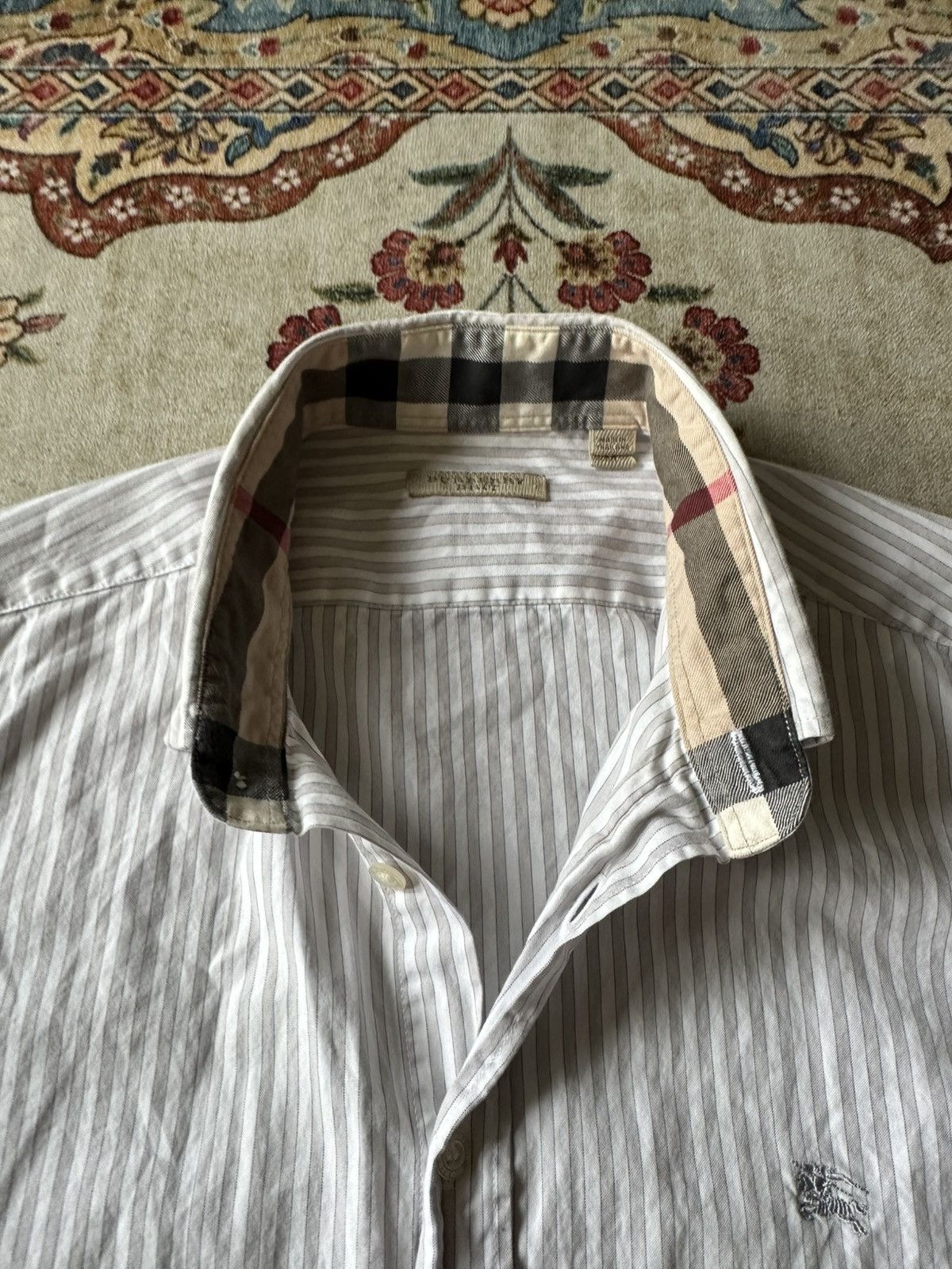 Burberry Burberry Brit Stripe Nova Check Shirt Size US M / EU 48-50 / 2 - 8 Thumbnail