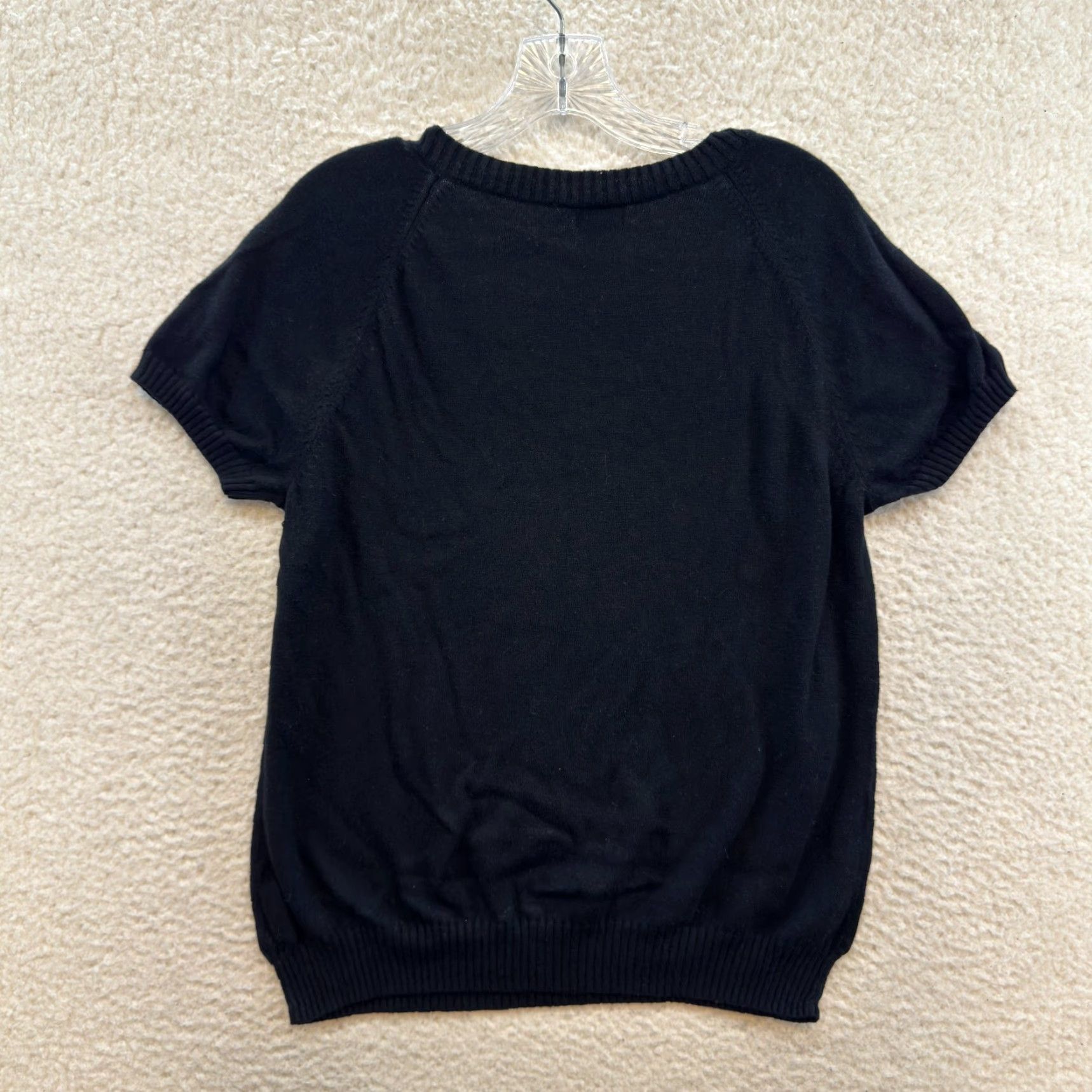 Vintage VINTAGE Worthington Industries Y2K Top XL Black Knit Cap Puff Sleeve Boho Fairy Grunge Whimsigoth Shirt Mens Size XL / US 12-14 / IT 48-50 - 3 Thumbnail