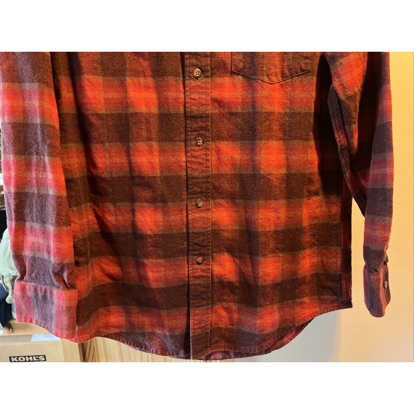 Pendleton Pendleton mason men’s M red plaid LS cotton flannel shirt Size US M / EU 48-50 / 2 - 10 Thumbnail