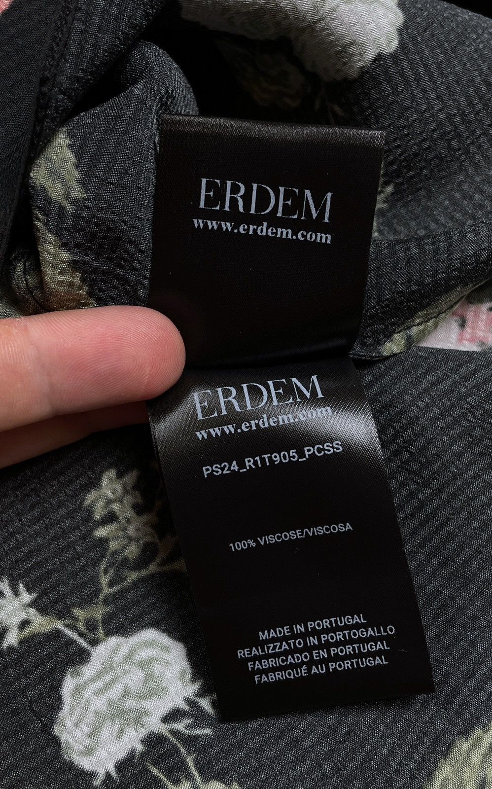 Erdem ERDEM Seersucker Floral Pattern Shirt UK 12 US 8 RRP 1595$ Size M / US 6-8 / IT 42-44 - 10 Thumbnail