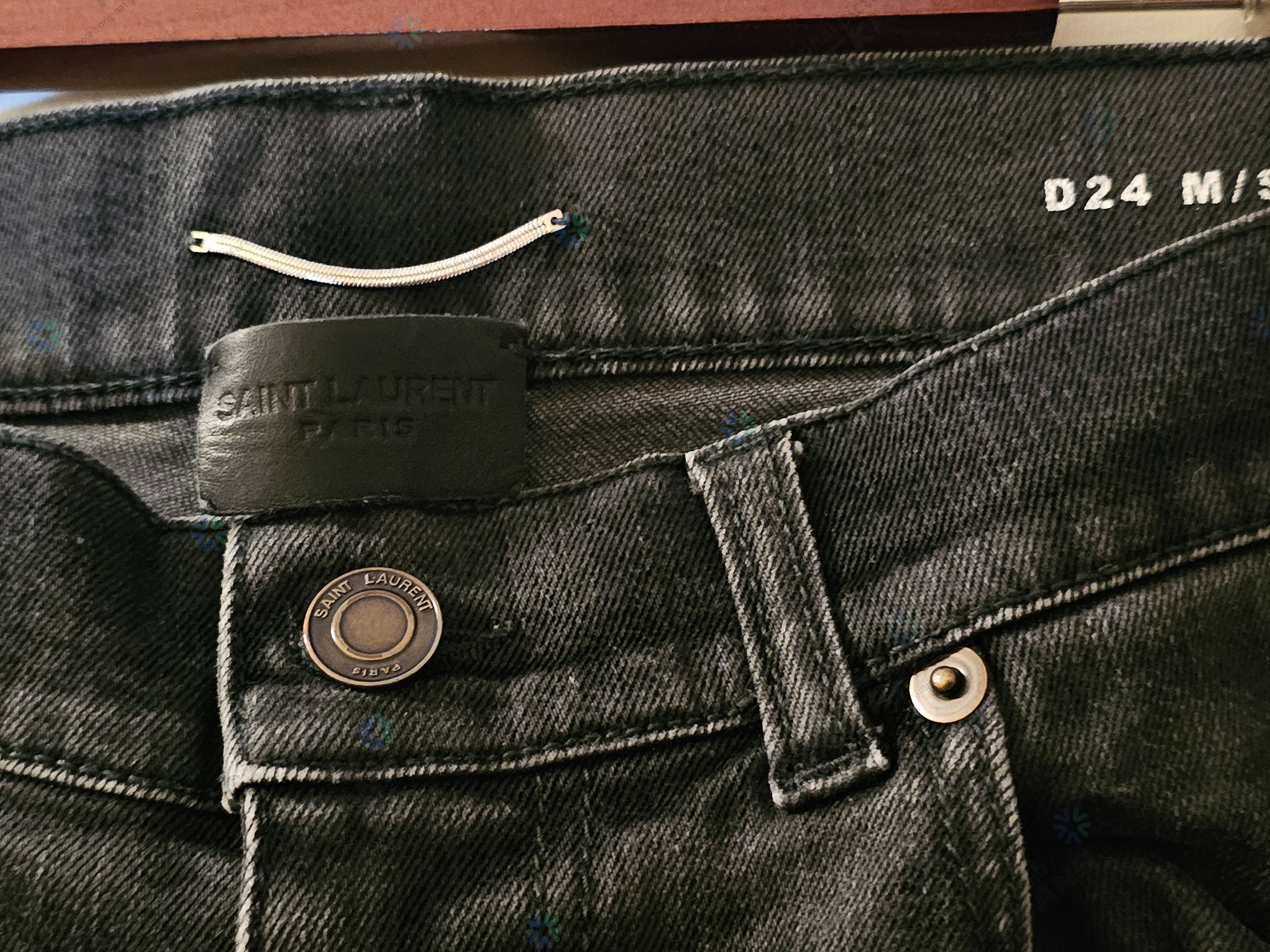 Saint Laurent Paris Saint Laurent D24 Black Jeans Size 32 Size US 32 / EU 48 - 3 Thumbnail
