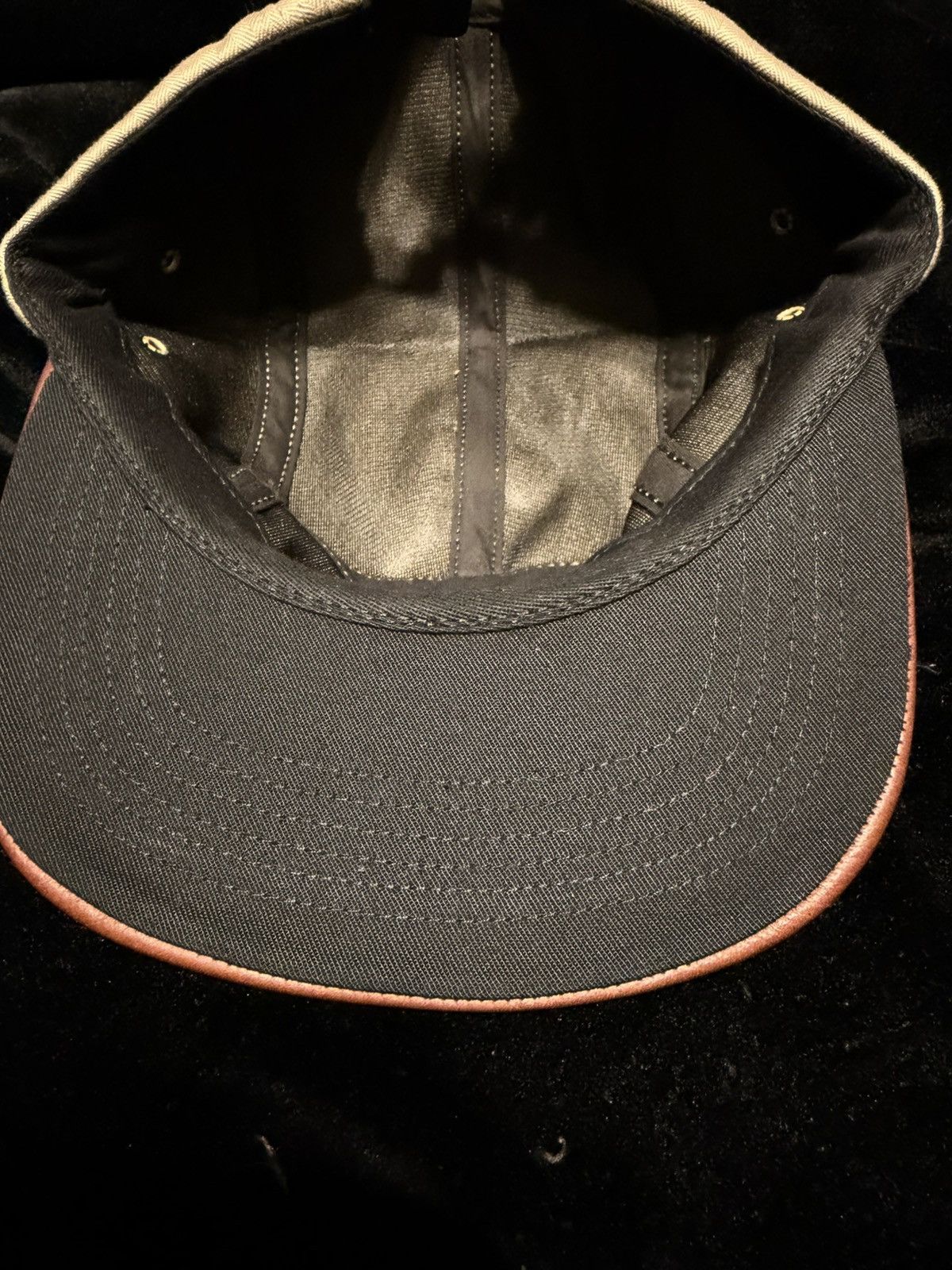 Supreme SUPREME LEATHER VISOR BOX LOGO HAT 5 6 PANEL TAN/BROWN Size ONE SIZE - 3 Thumbnail