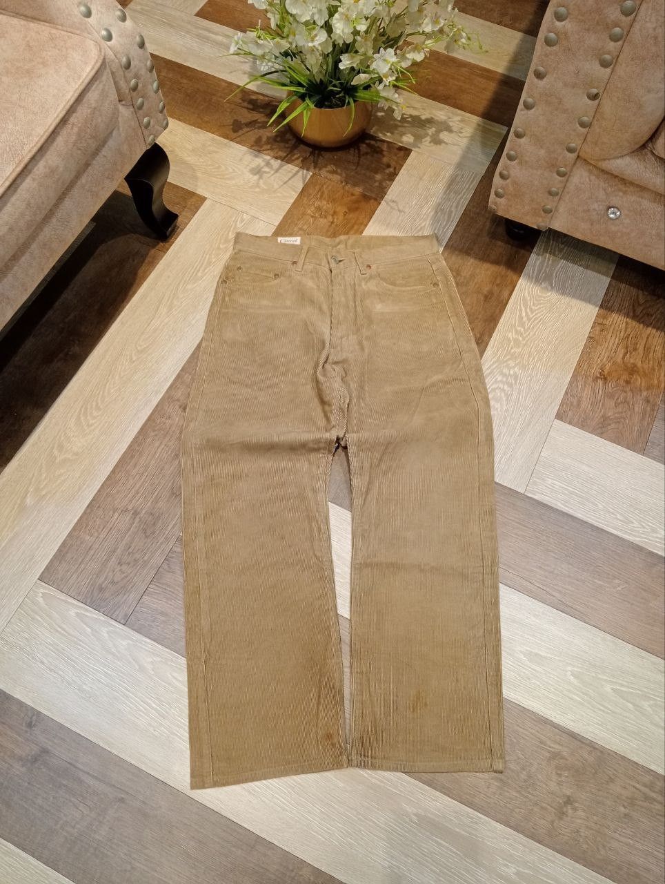Vintage CANTON LOT 518 SANFORIZED UNION MADE CORDUROY PANTS Size US 30 / EU 46 - 1 Thumbnail