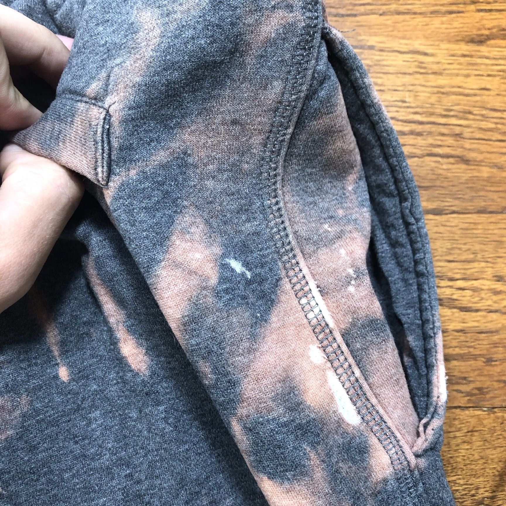 Nike VINTAGE Nike Sweatpants Gray Mens 2XL Drawstring Tie Dye Pockets 90s Athleisure Jeans? Size US 39 - 6 Thumbnail