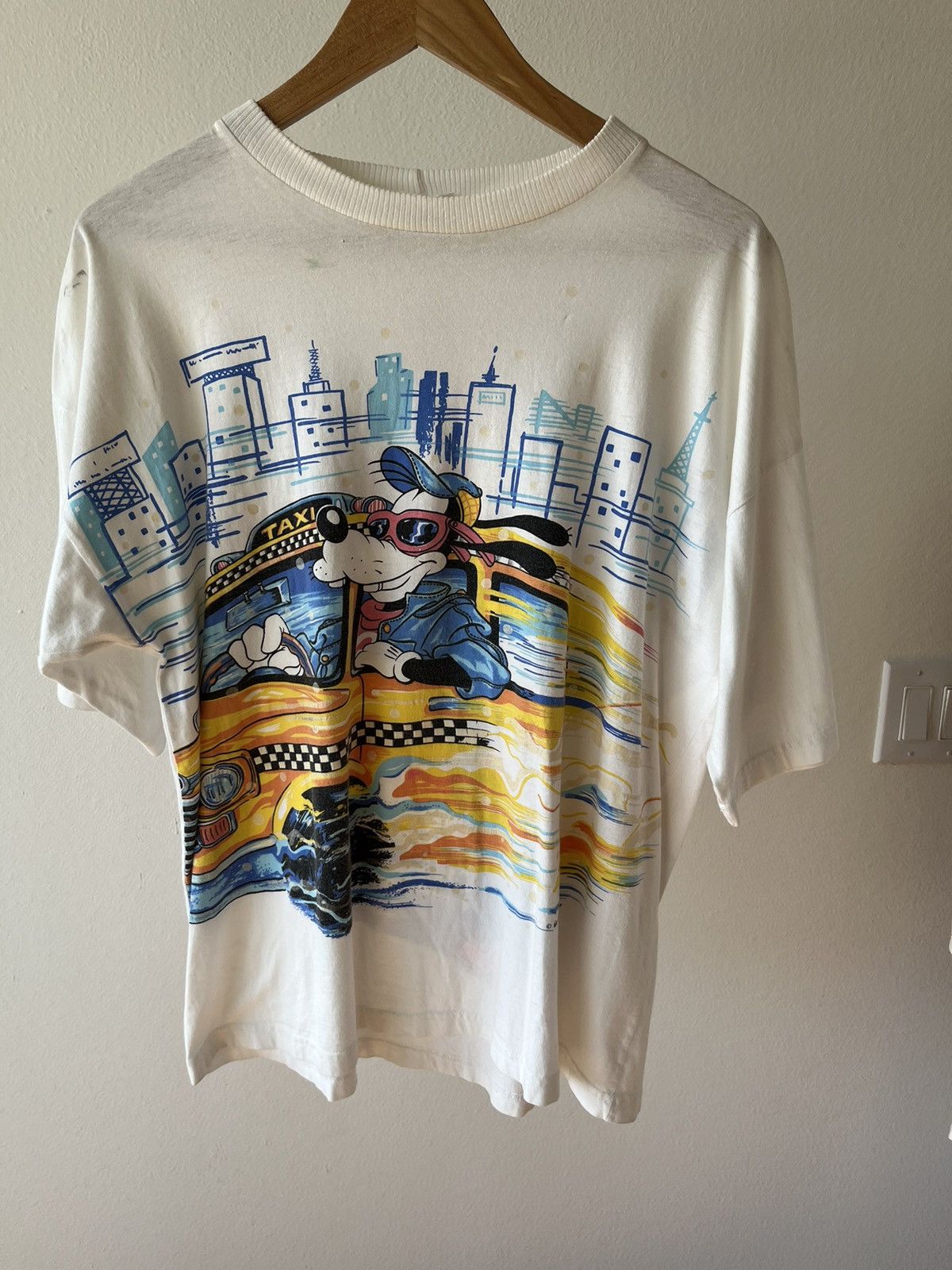 Vintage Goofy Taxi Driver New York Single Stitch Size US L / EU 52-54 / 3 - 2 Thumbnail