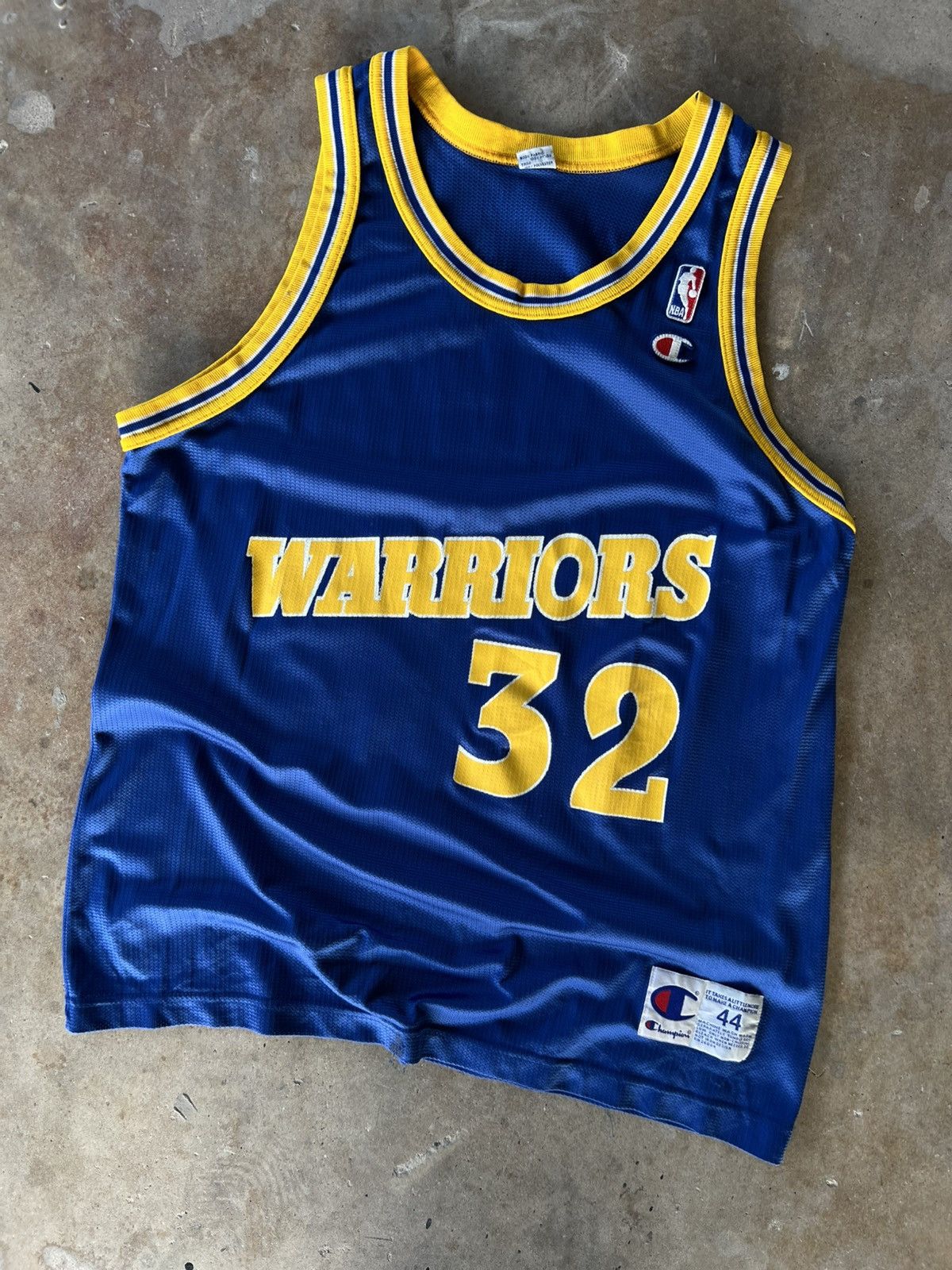 Vintage 90’s Champion Golden State Warriors Smith NBA Jersey