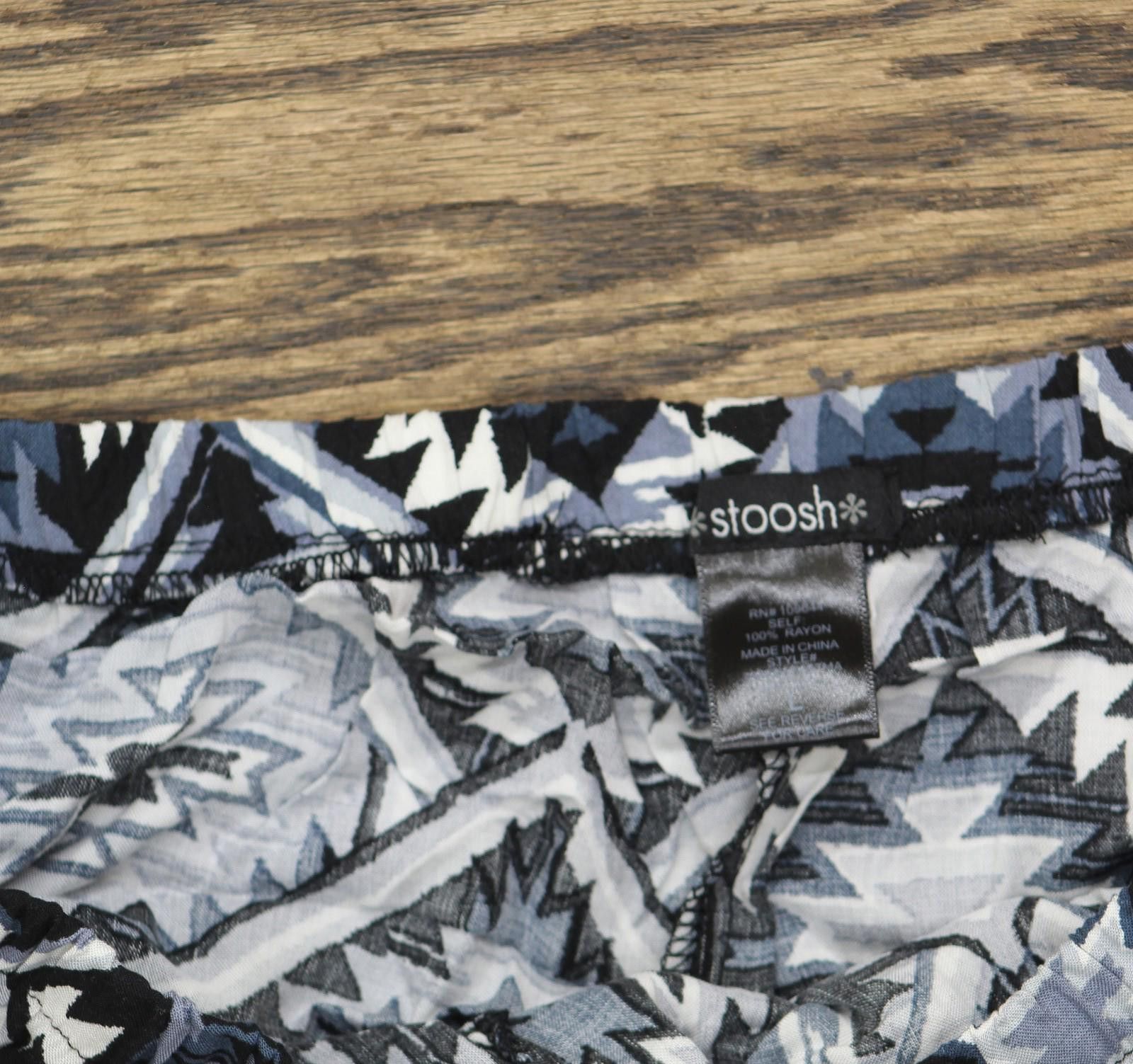 Other Nwt Stoosh Juniors Printed Soft Shorts Black Multi L Size 36" / US 14 / IT 50 - 4 Thumbnail