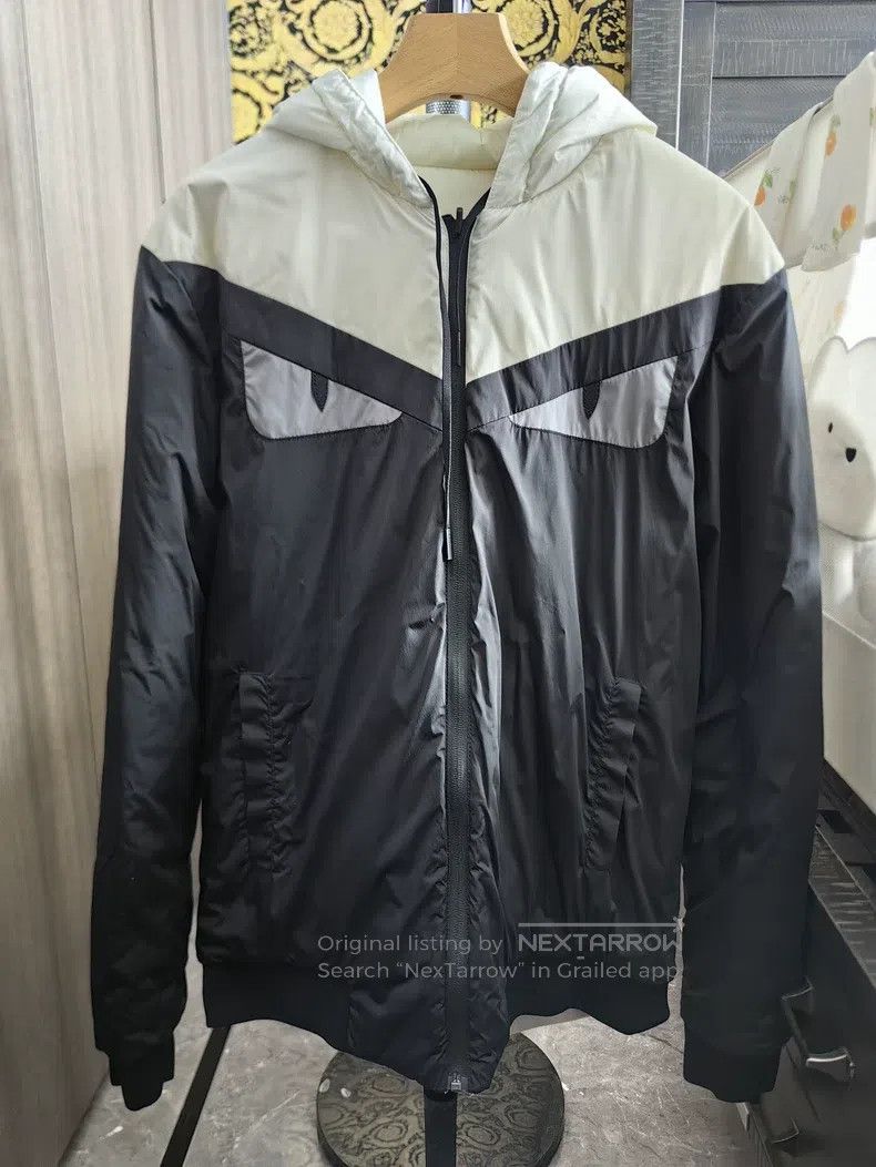 Fendi Little Monster Eye Pattern Knit Jacket