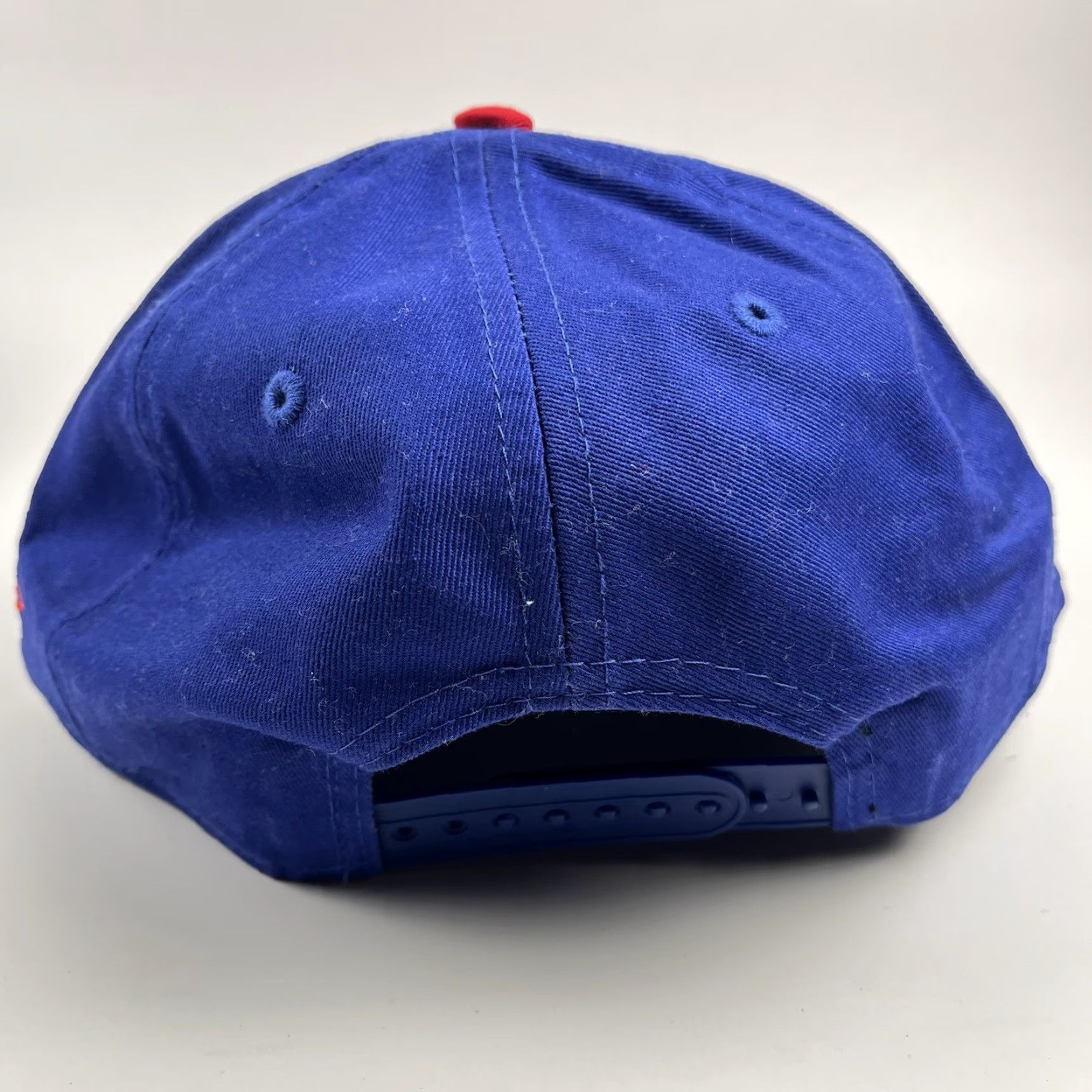 New Era VINTAGE Montreal Expos New Era SnapBack Cooperstown Collection MLB Baseball Hat Men Adjustable Blue Cotton Hats Size ONE SIZE - 4 Thumbnail