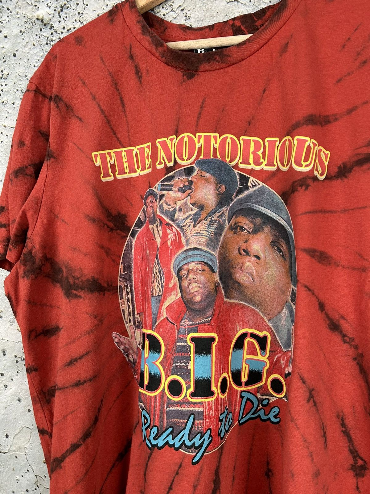 Rap Tees Notorious BIG Rap Tee Tie Dye Streetwear Vintage Retro Size US L / EU 52-54 / 3 - 3 Thumbnail