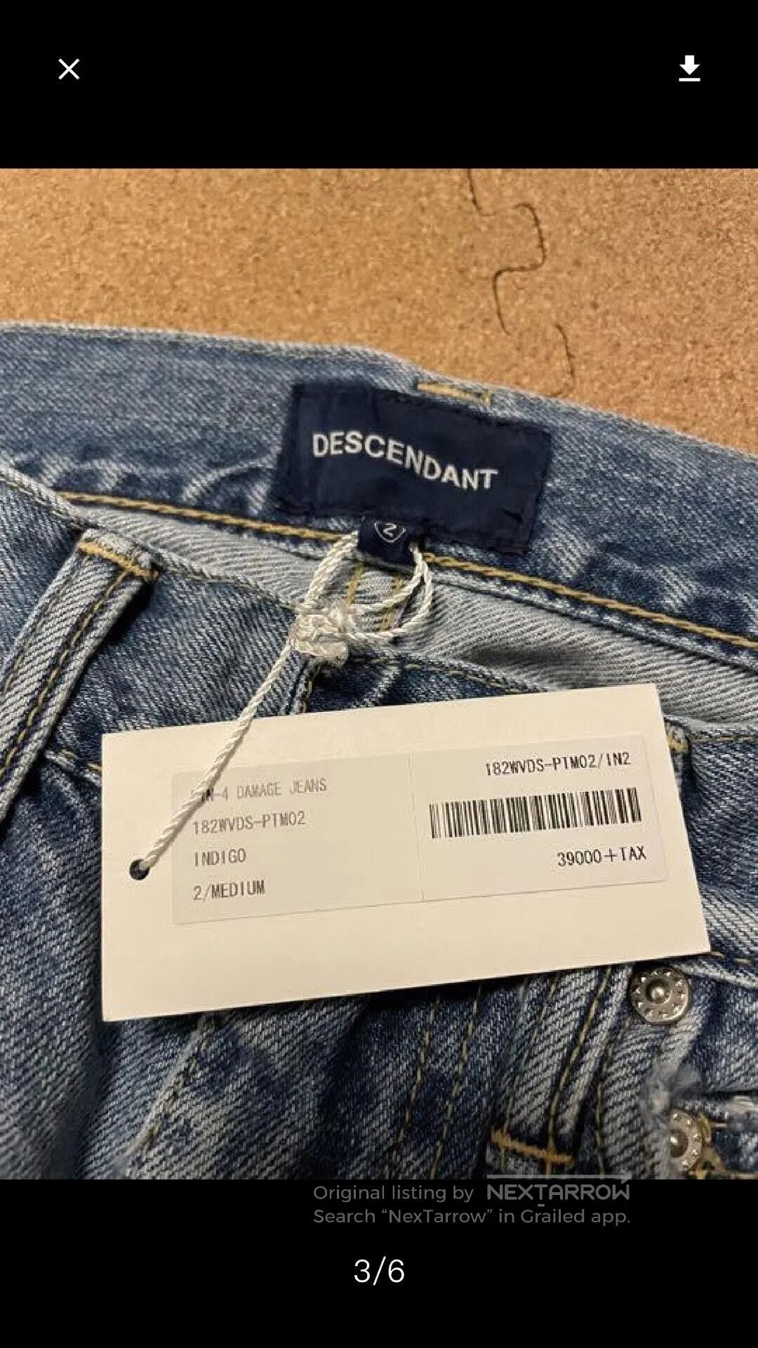 Criminal Damage Damage Jeans with Rips and Distressing. Size US 28 / EU 44 - 3 Thumbnail