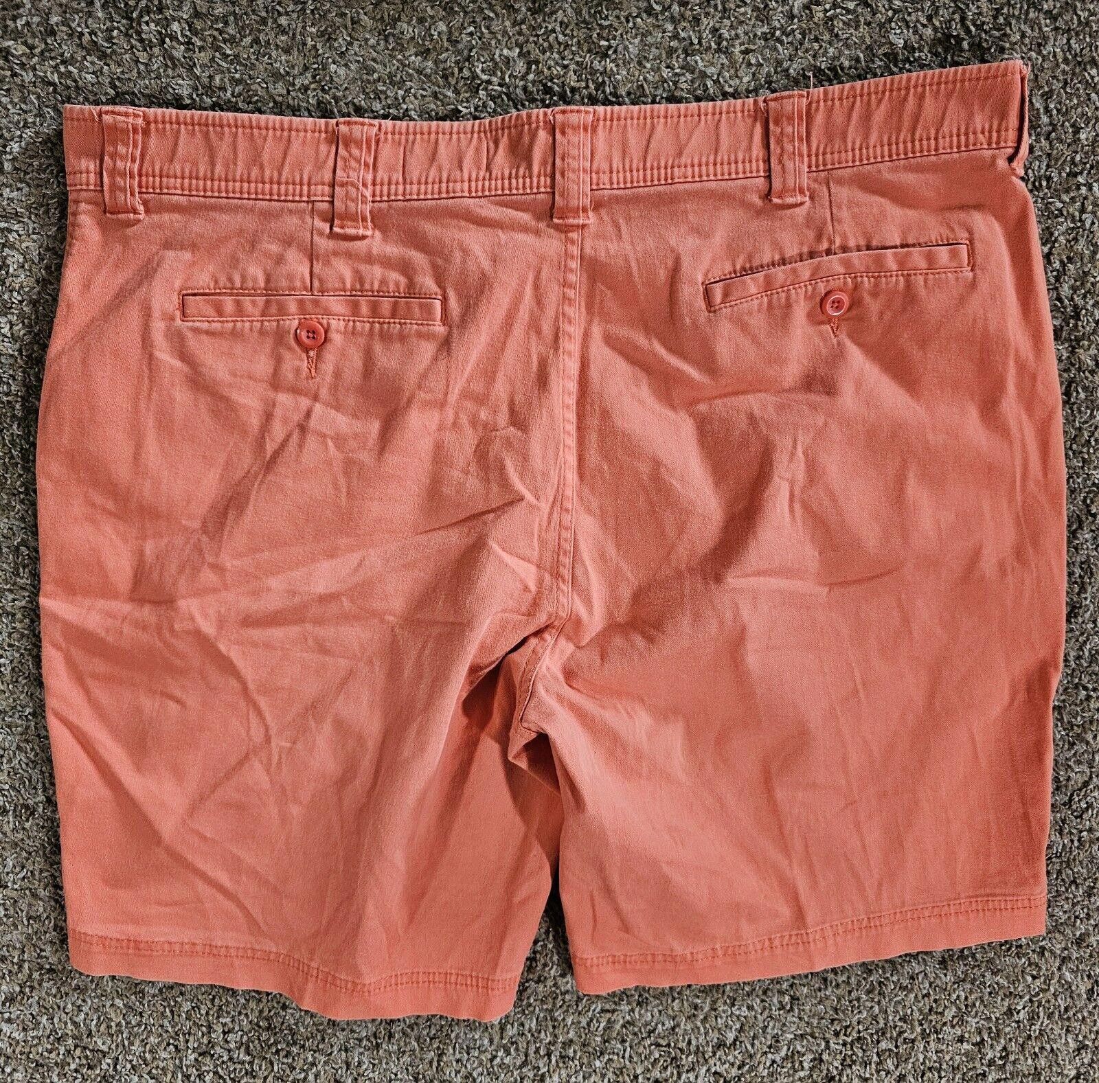 St. Johns Bay St. John's Bay Comfort Stretch Shorts, Men's 40 Orange Coral Size US 40 / EU 56 - 6 Thumbnail
