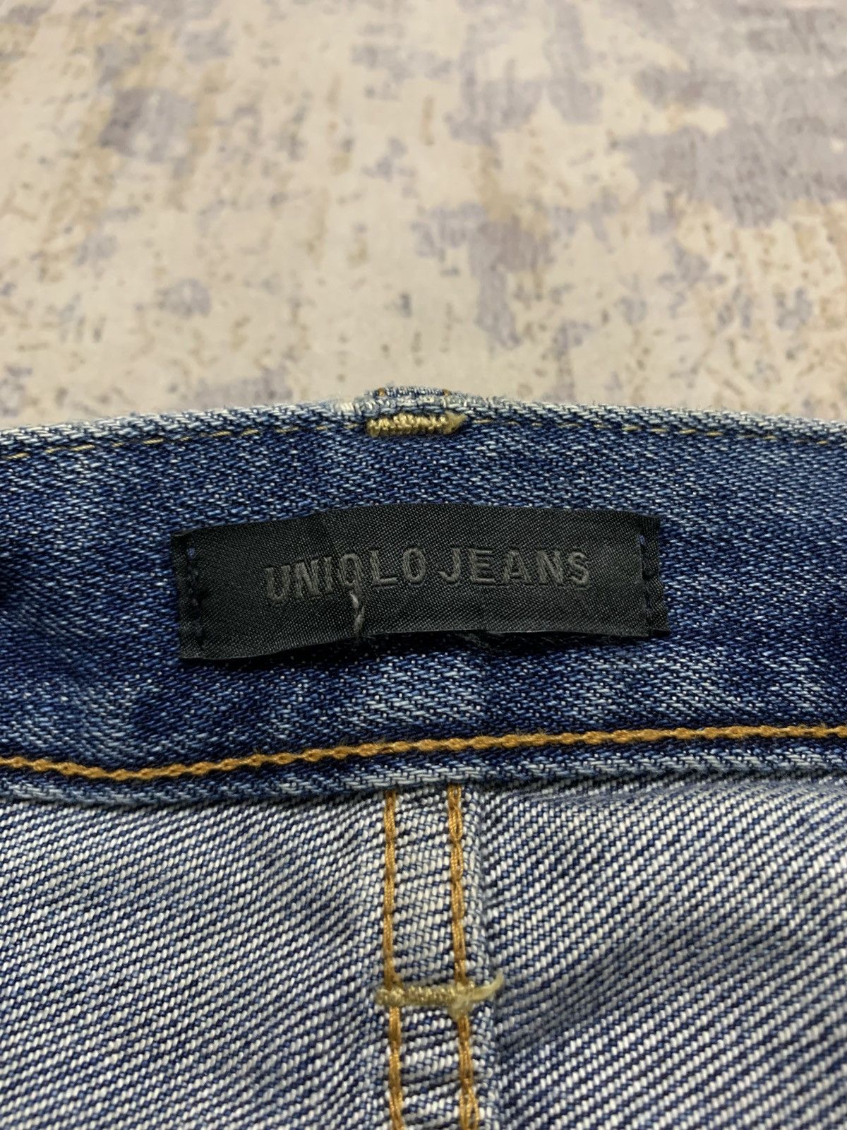 Uniqlo GRUNGE Vtg Uniqlo Rusty Distress Regular Fit Straight Co Size US 36 / EU 52 - 11 Thumbnail