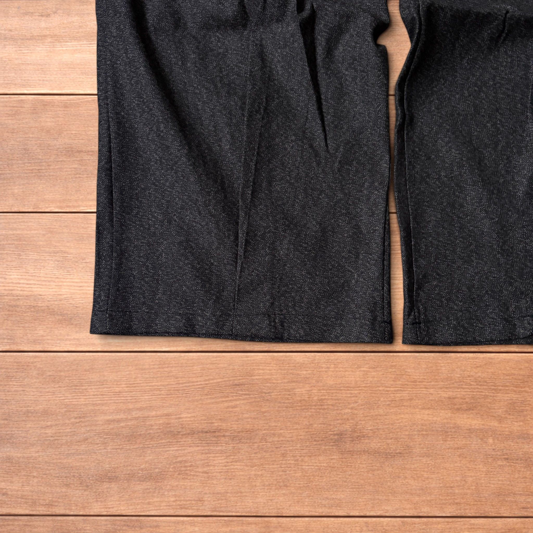 Japanese Brand Vintage style baggy wide tailored wool trousers in brown. Size US 30 / EU 46 - 4 Thumbnail