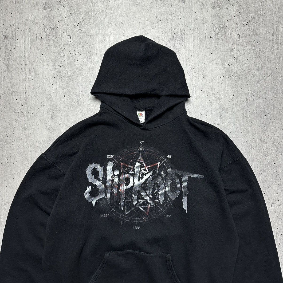 Slipknot × Vintage Slipknot Big Print Vintage Des Mointes Pentagram Hoodie Size US XL / EU 56 / 4 - 3 Thumbnail